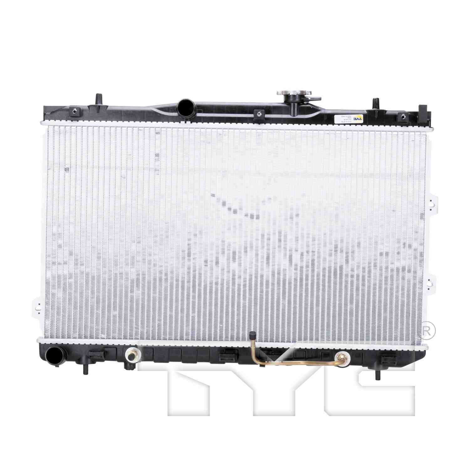 TYC TYC Radiator  top view frsport 2784