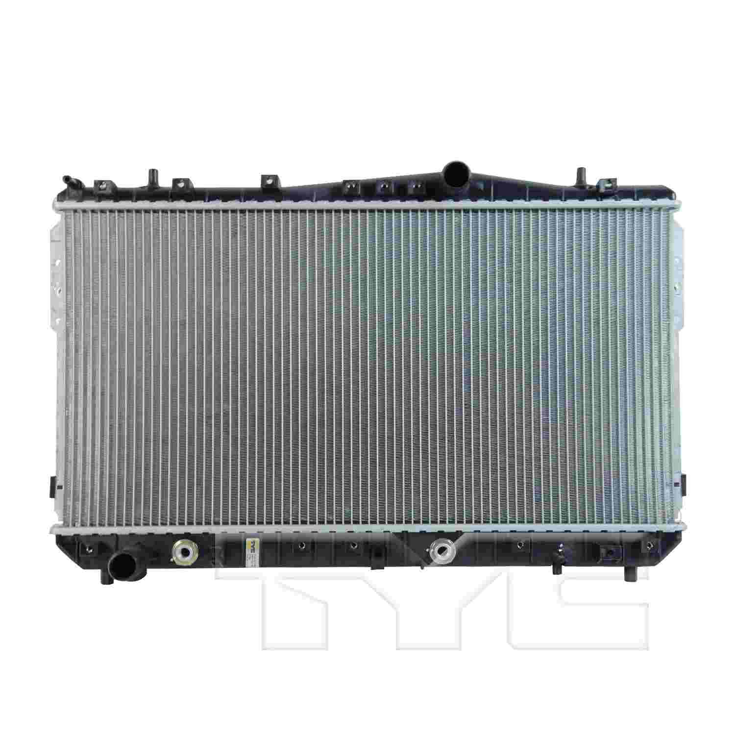 TYC TYC Radiator  top view frsport 2788