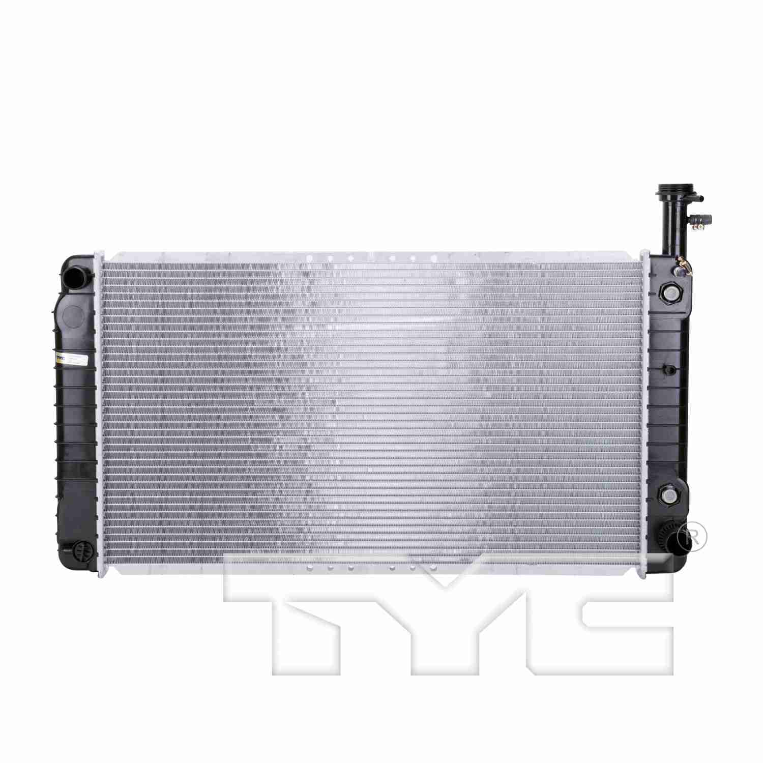 TYC TYC Radiator  top view frsport 2792