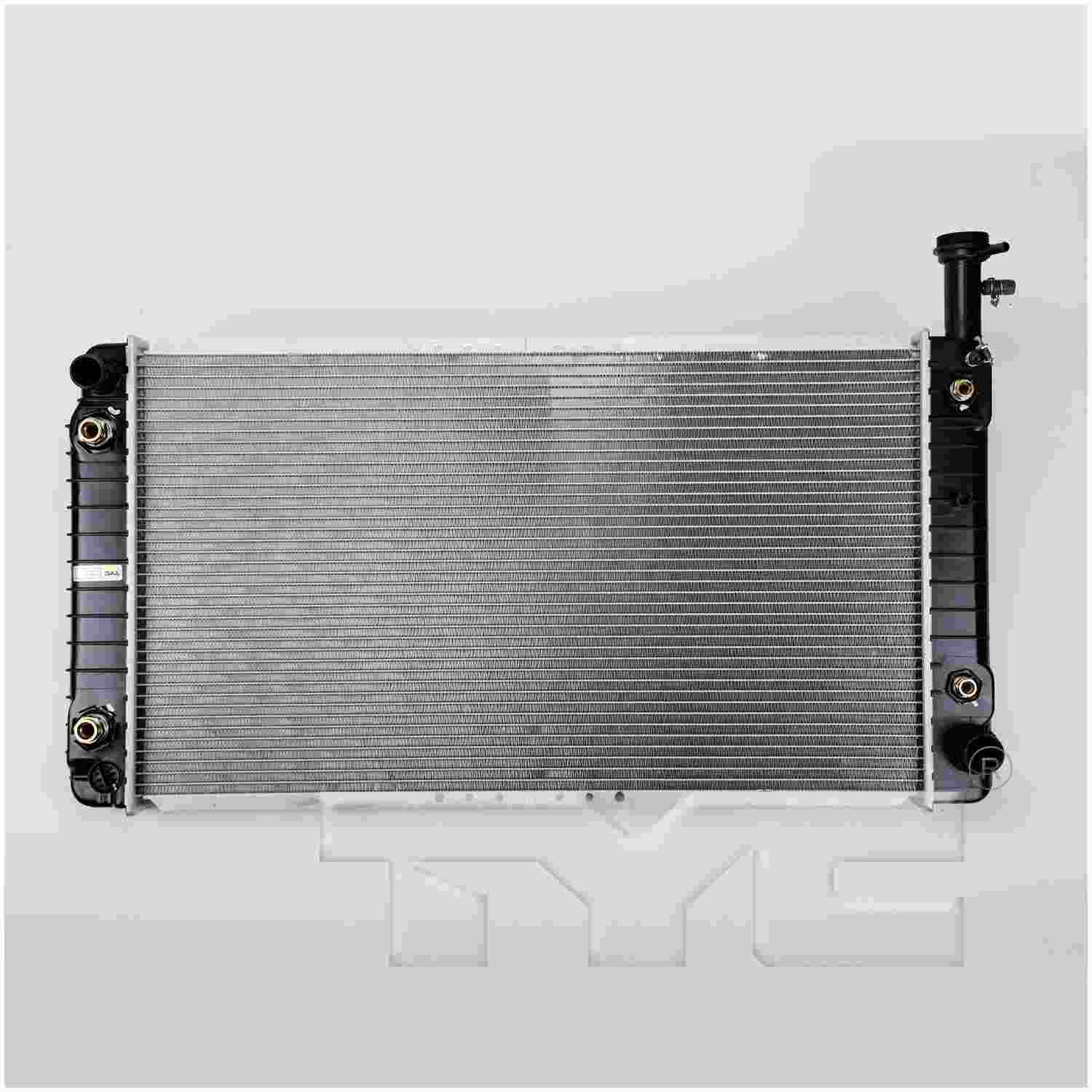 TYC TYC Radiator  top view frsport 2793