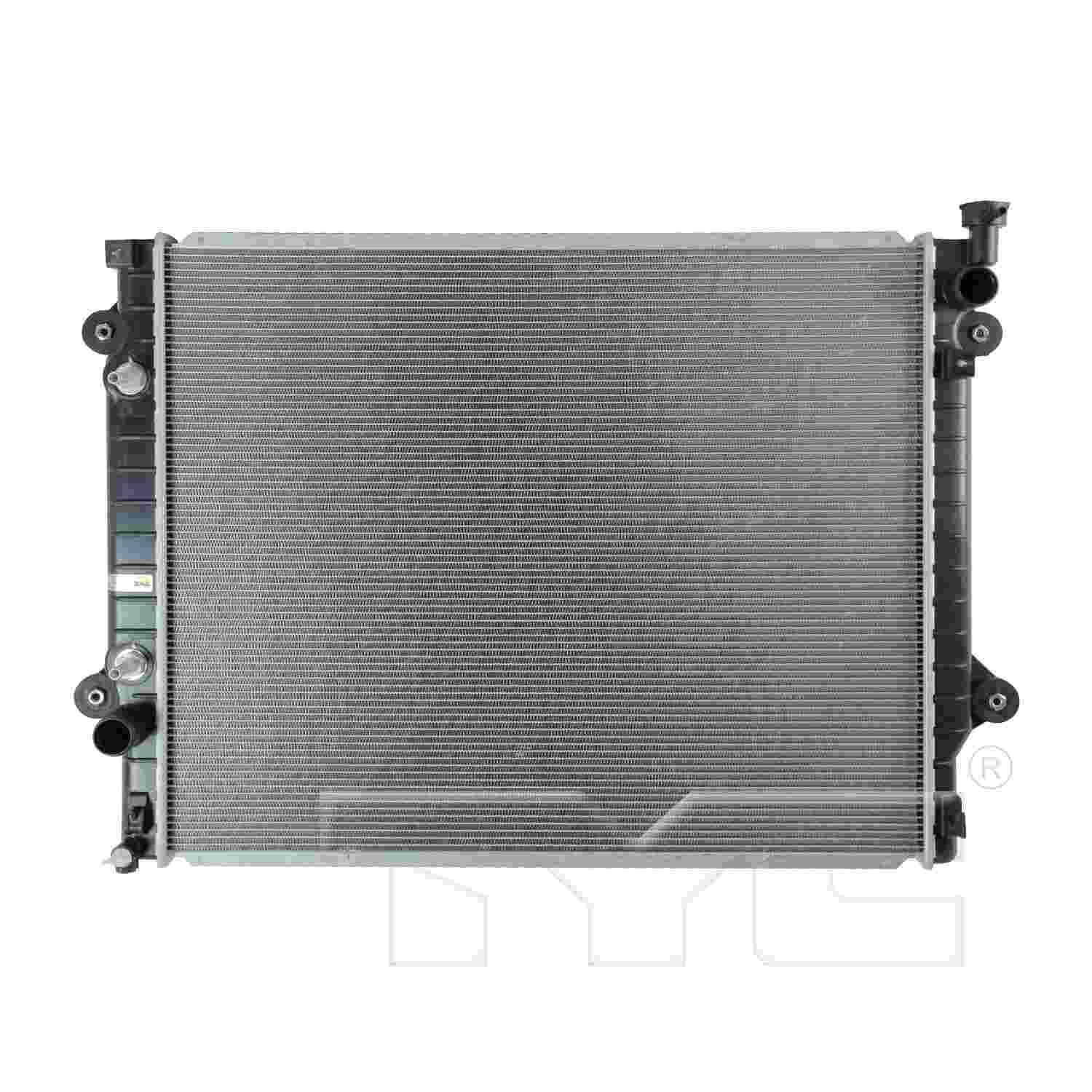 TYC TYC Radiator  top view frsport 2802