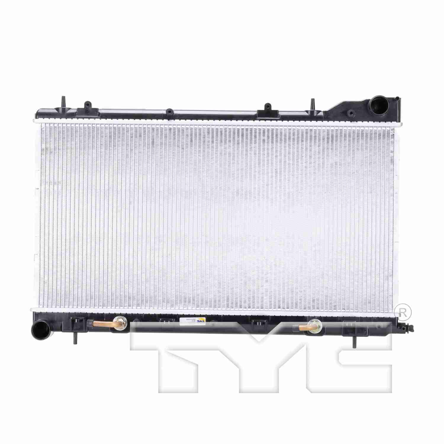 TYC TYC Radiator  top view frsport 2812