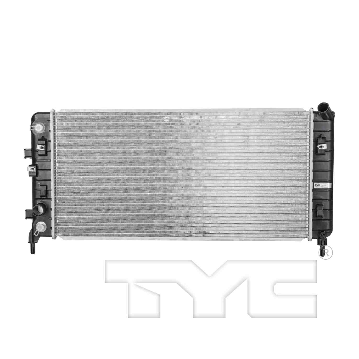 TYC TYC Radiator  top view frsport 2827