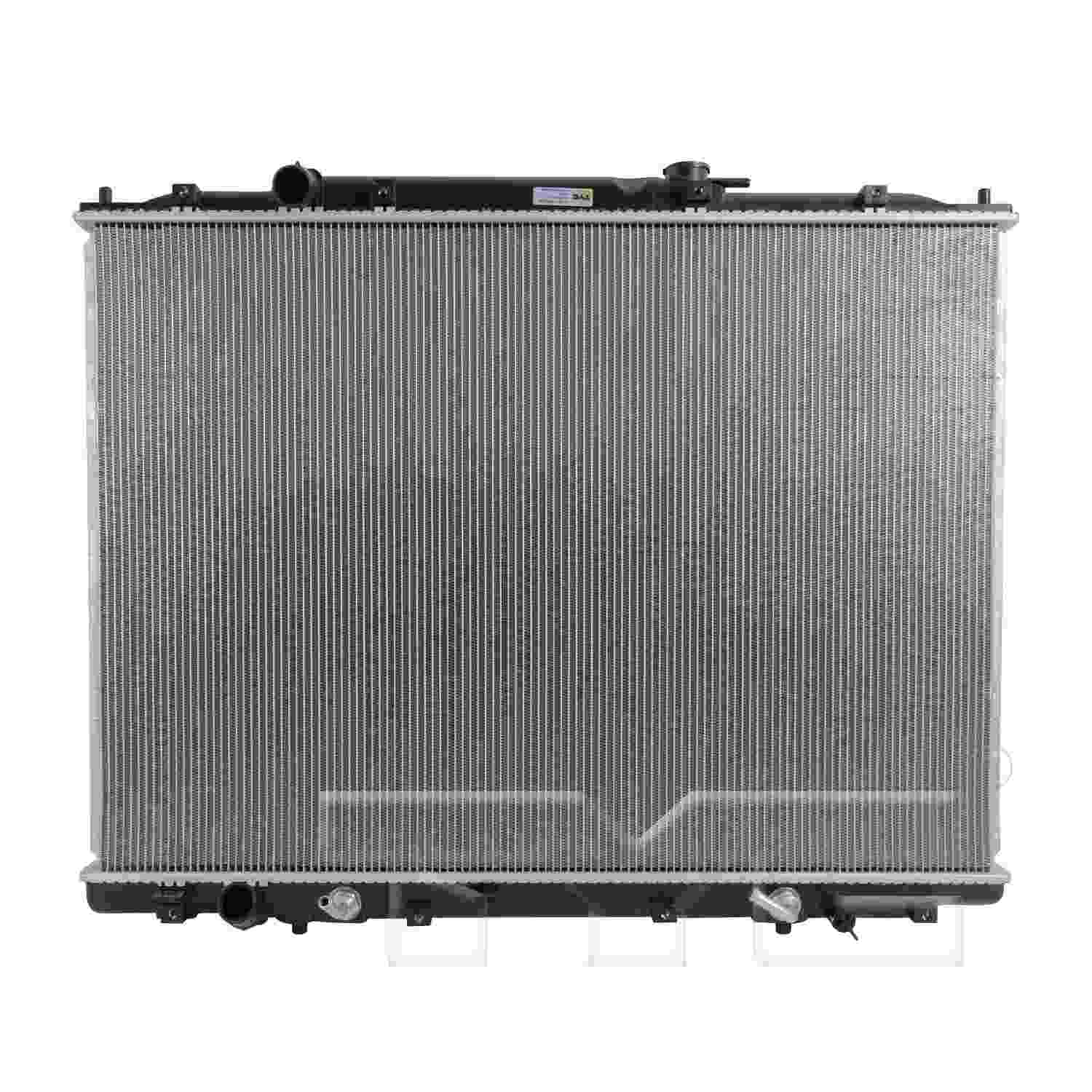 TYC TYC Radiator  top view frsport 2830