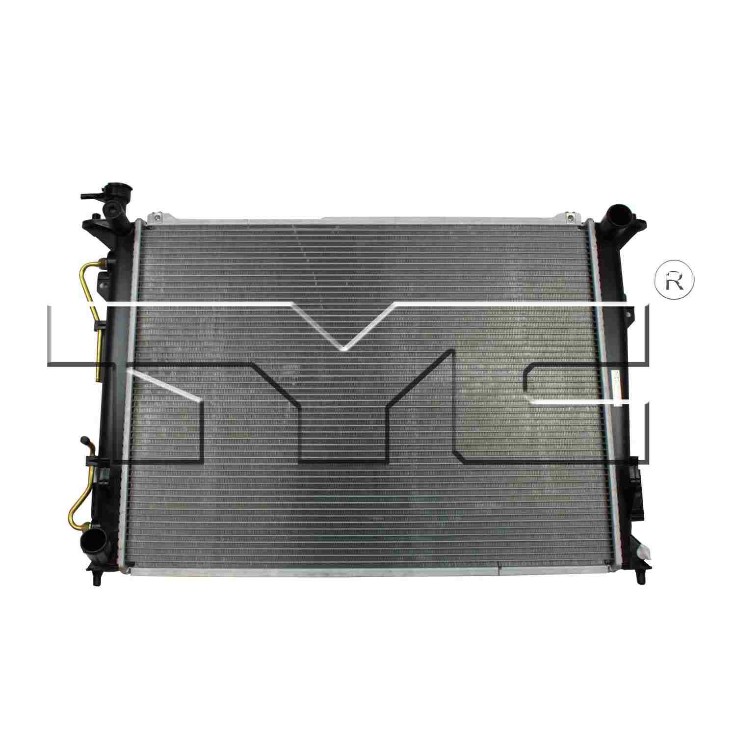 TYC TYC Radiator  top view frsport 2831