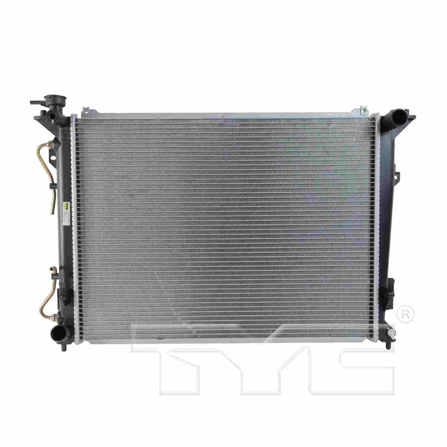 TYC TYC Radiator  top view frsport 2832