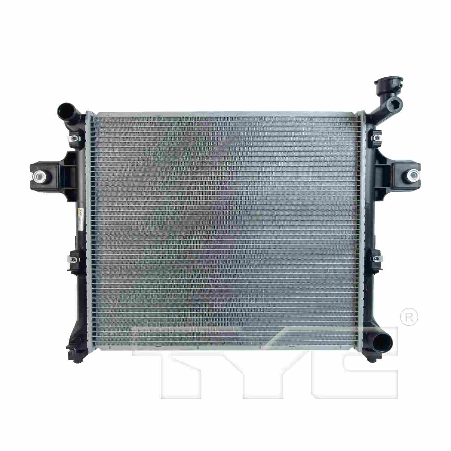 TYC TYC Radiator  top view frsport 2840