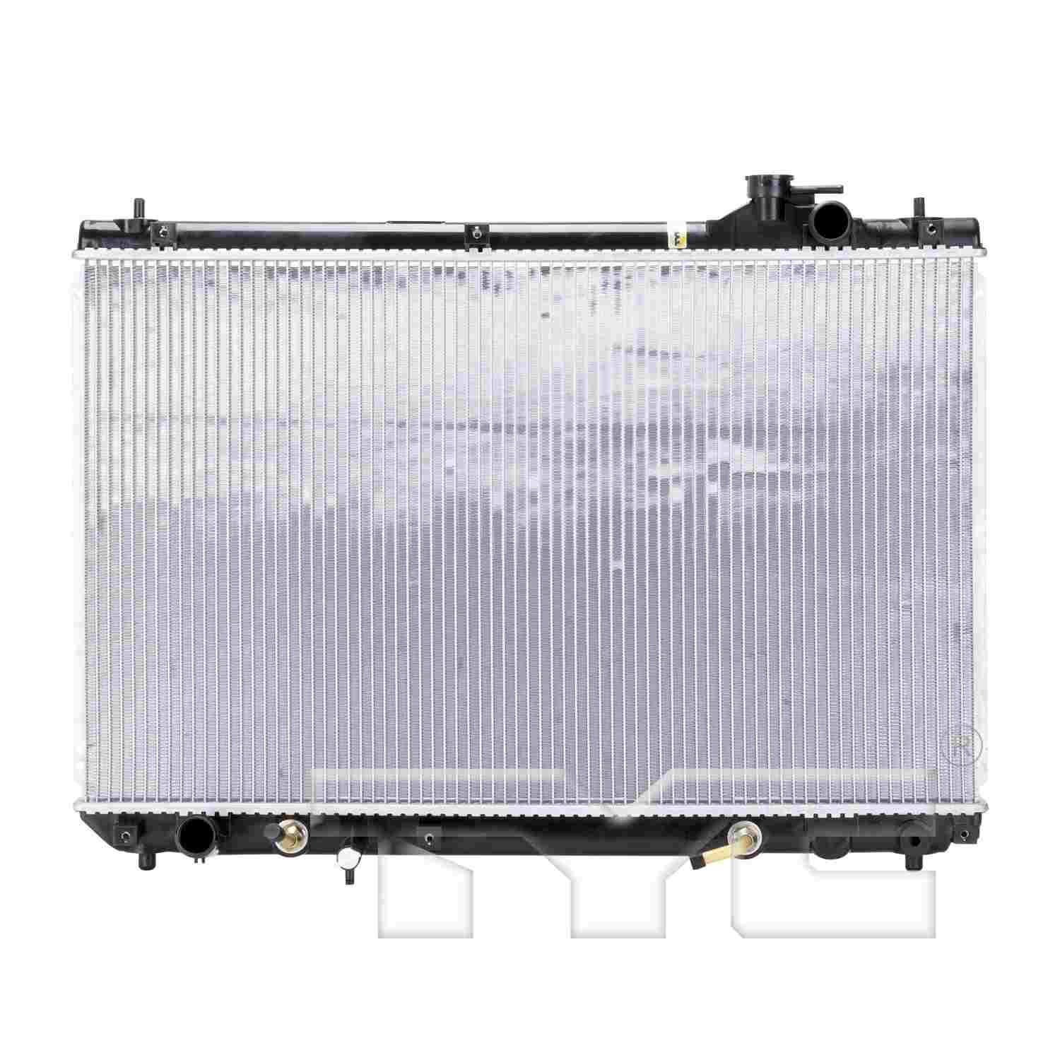 TYC TYC Radiator  top view frsport 2848