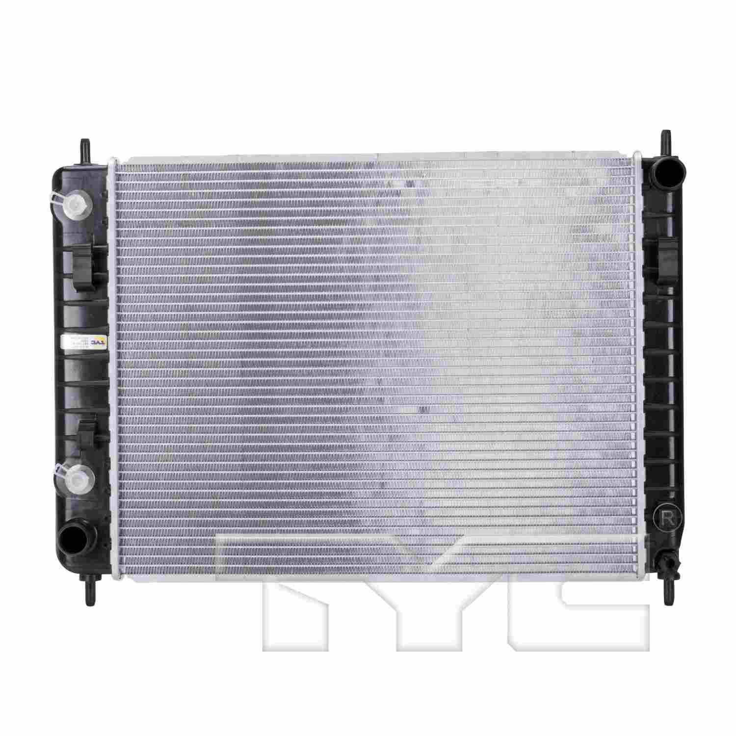 TYC TYC Radiator  top view frsport 2850