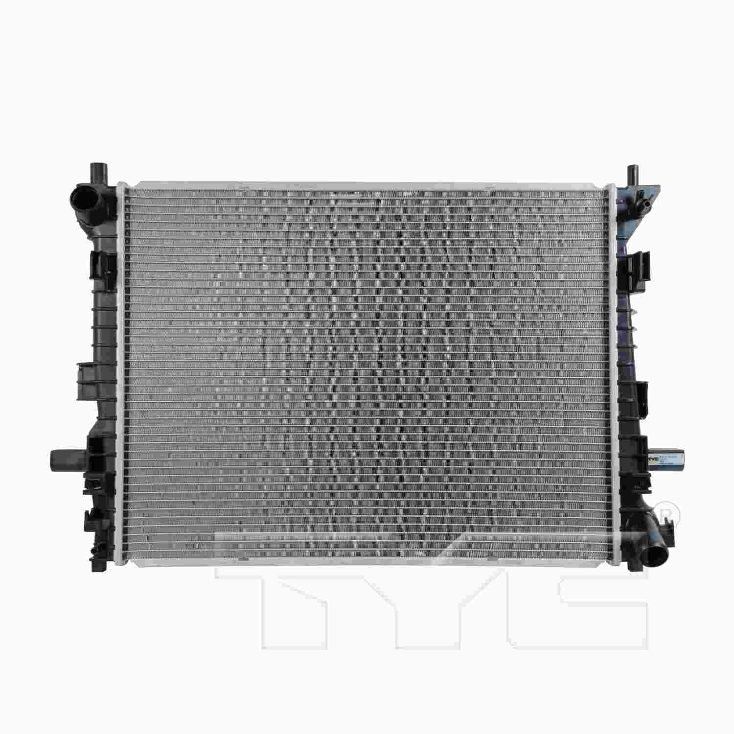 TYC TYC Radiator  top view frsport 2852