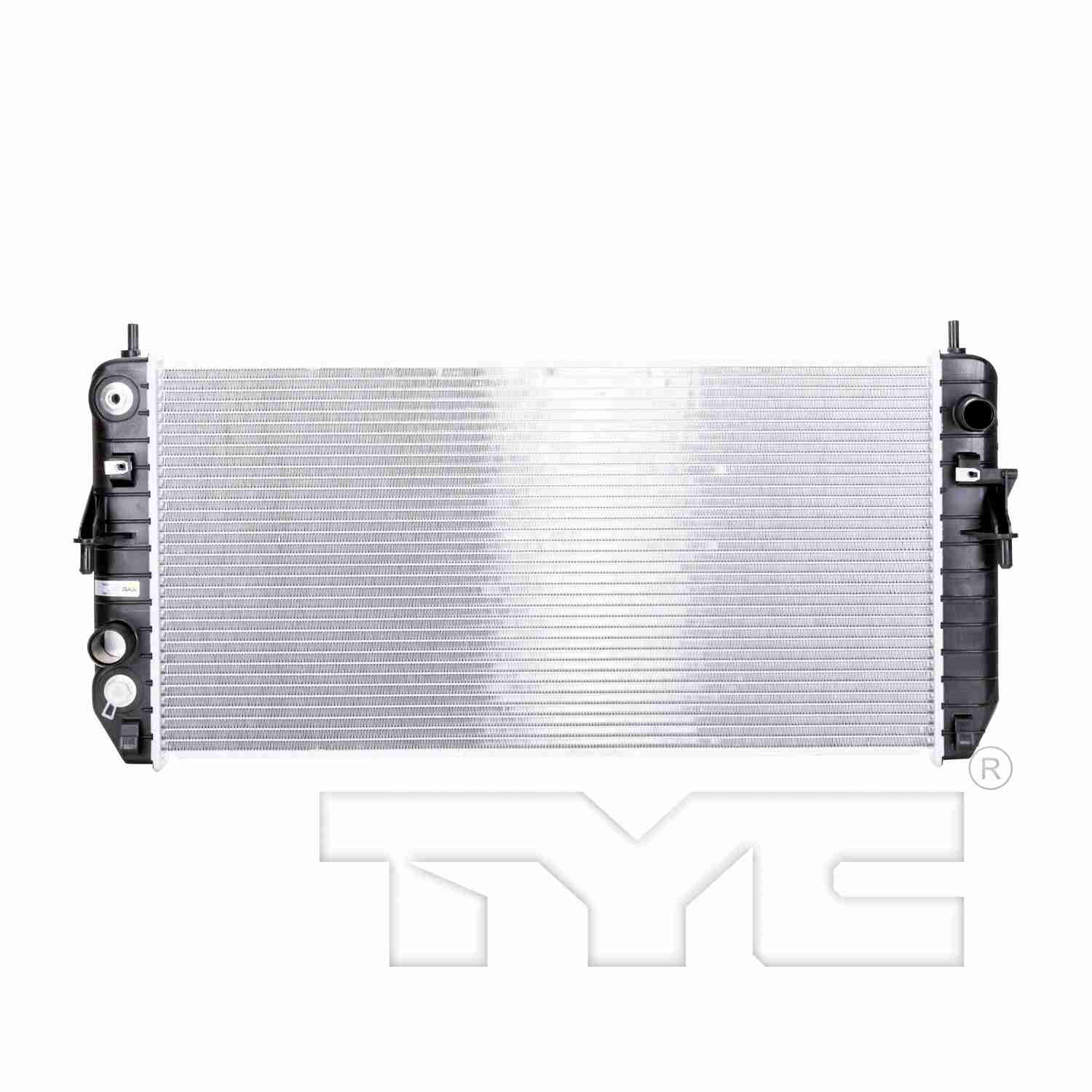 TYC TYC Radiator  top view frsport 2853