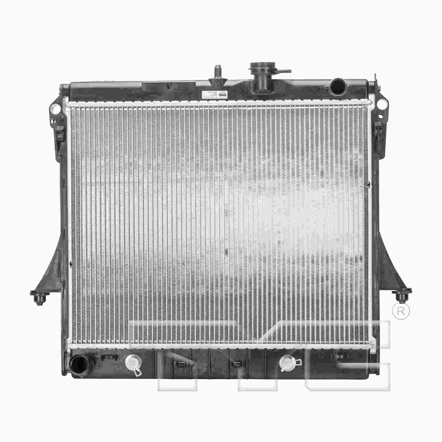 TYC TYC Radiator  top view frsport 2855