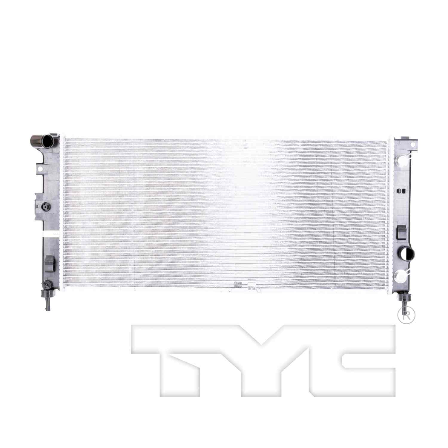 TYC TYC Radiator  top view frsport 2881