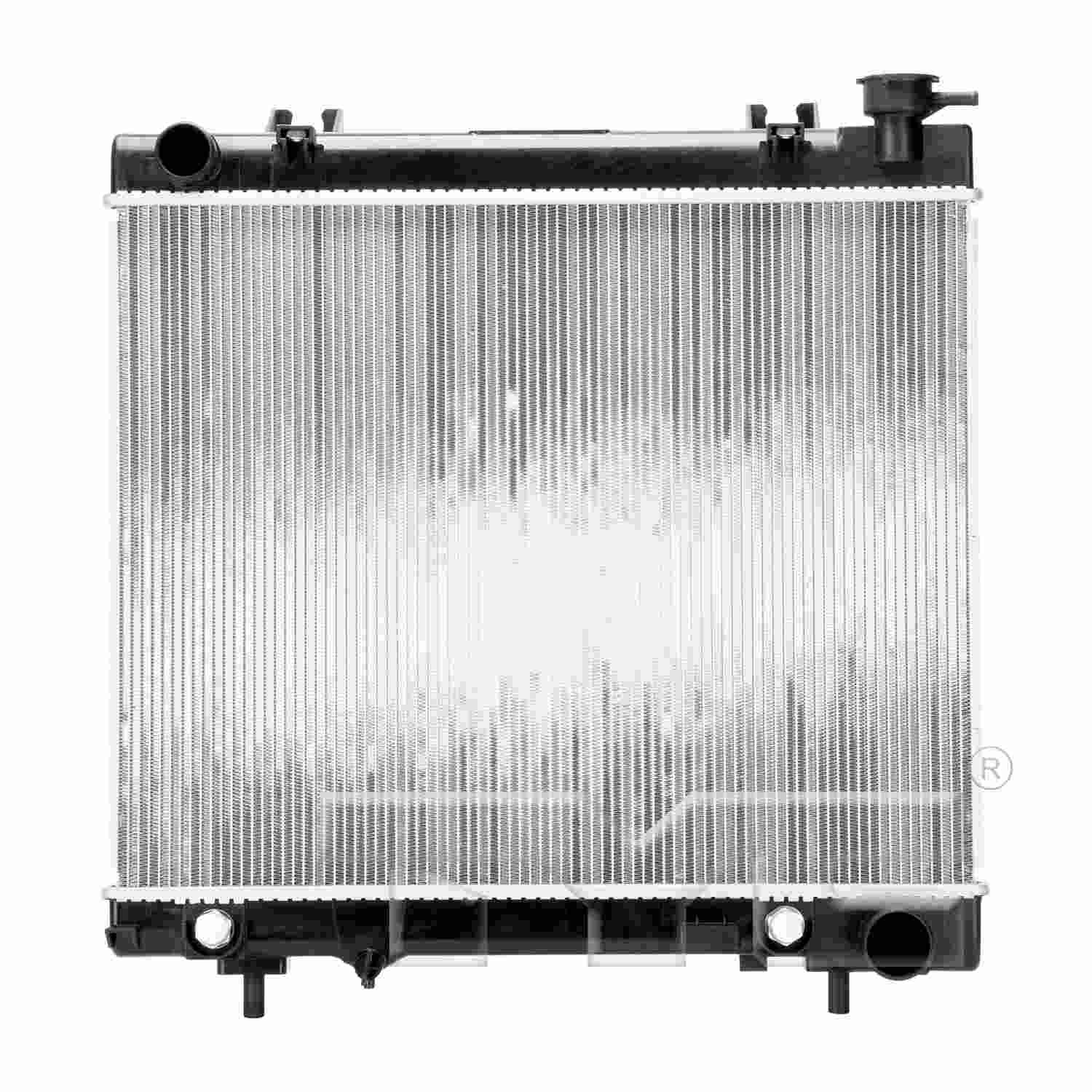 TYC TYC Radiator  top view frsport 2883