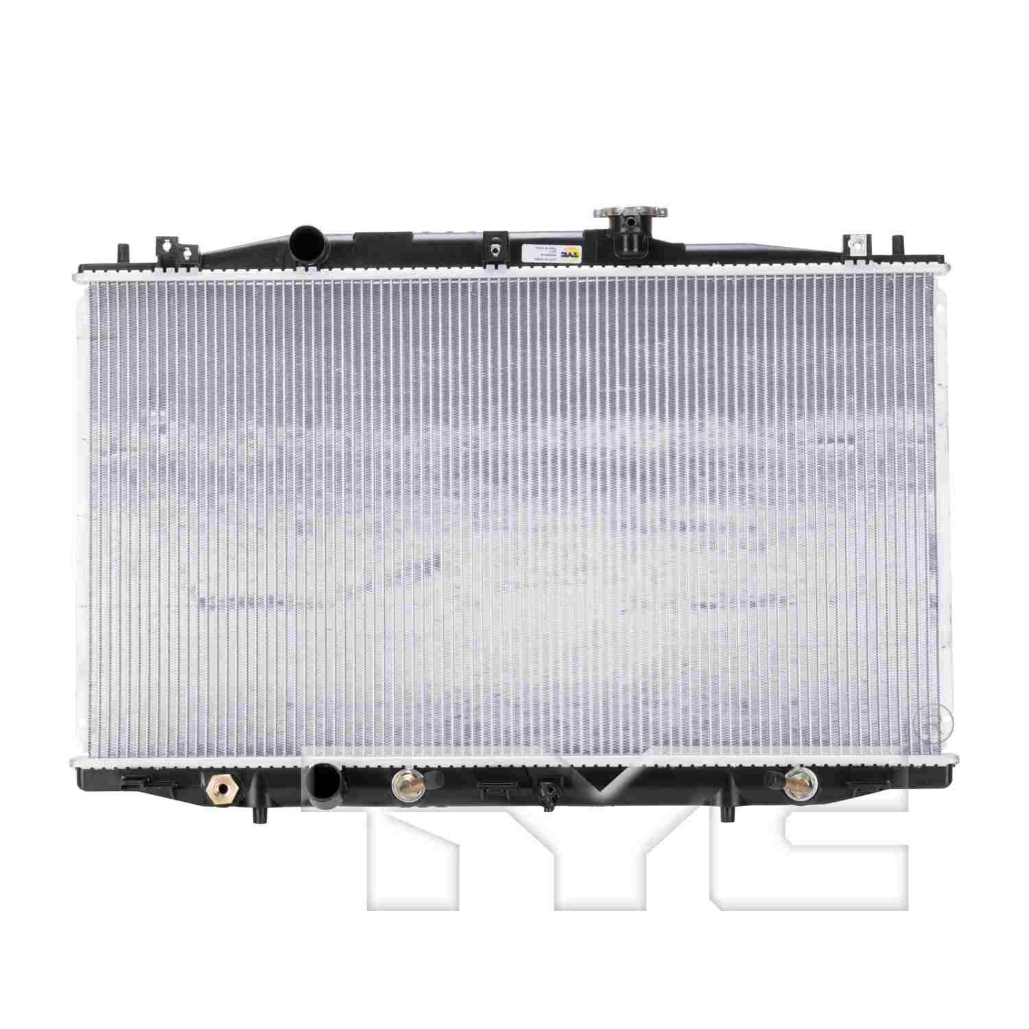 TYC TYC Radiator  top view frsport 2911