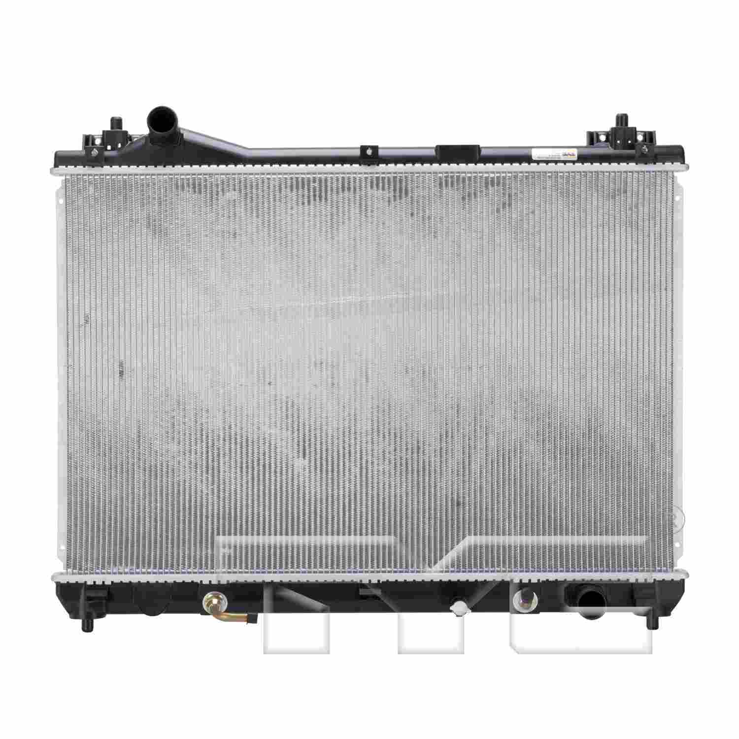 TYC TYC Radiator  top view frsport 2920