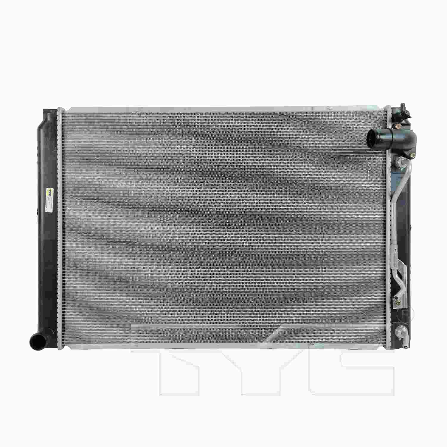 TYC TYC Radiator  top view frsport 2925