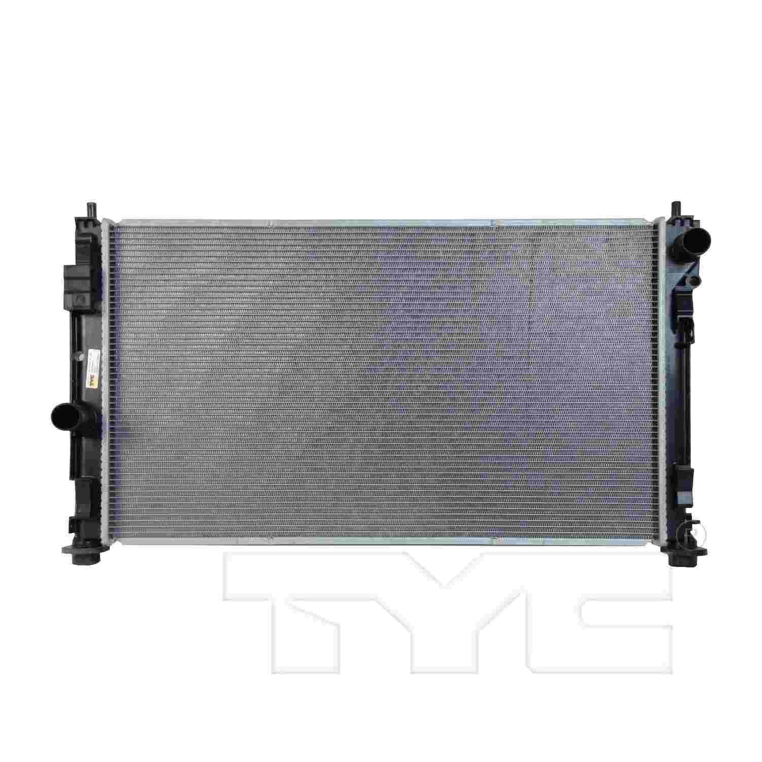 TYC TYC Radiator  top view frsport 2951