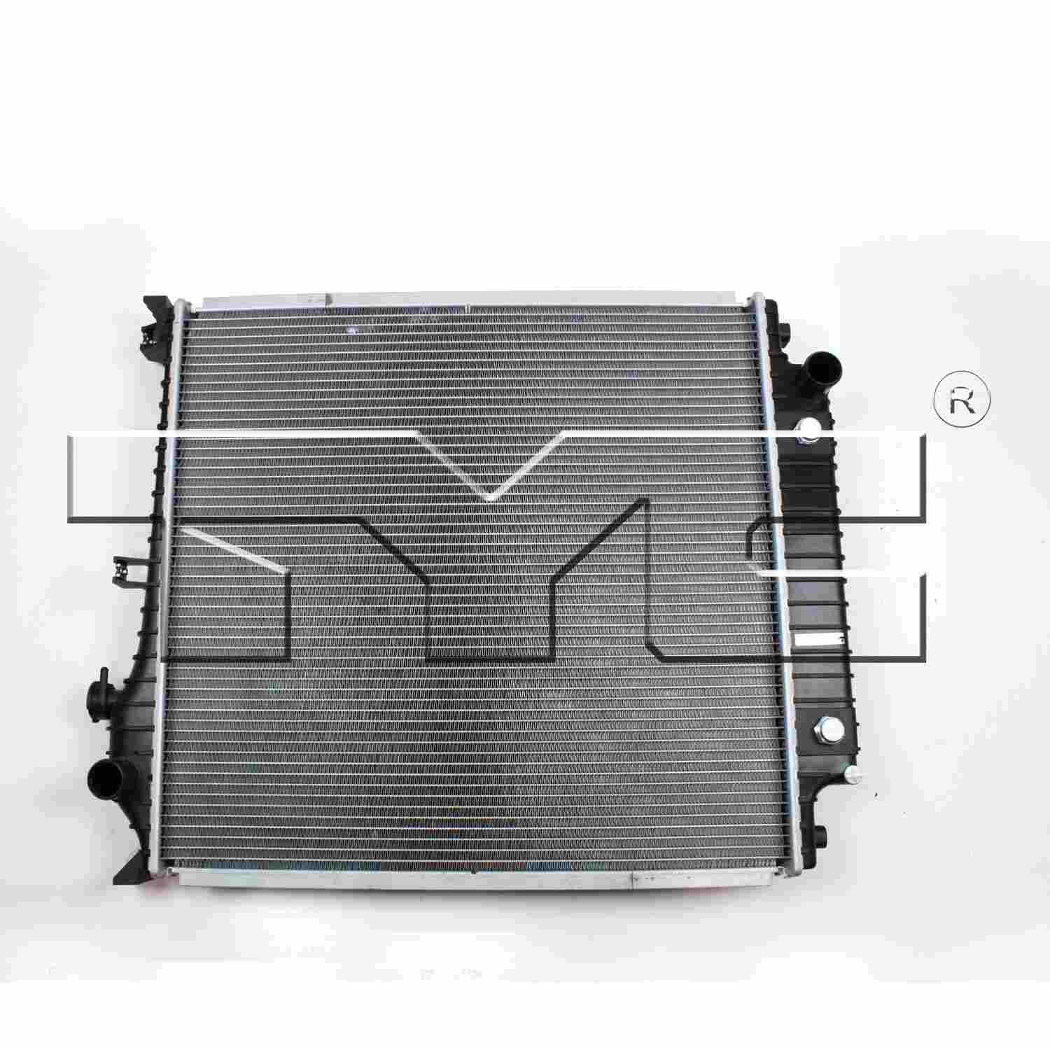 TYC TYC Radiator  top view frsport 2952