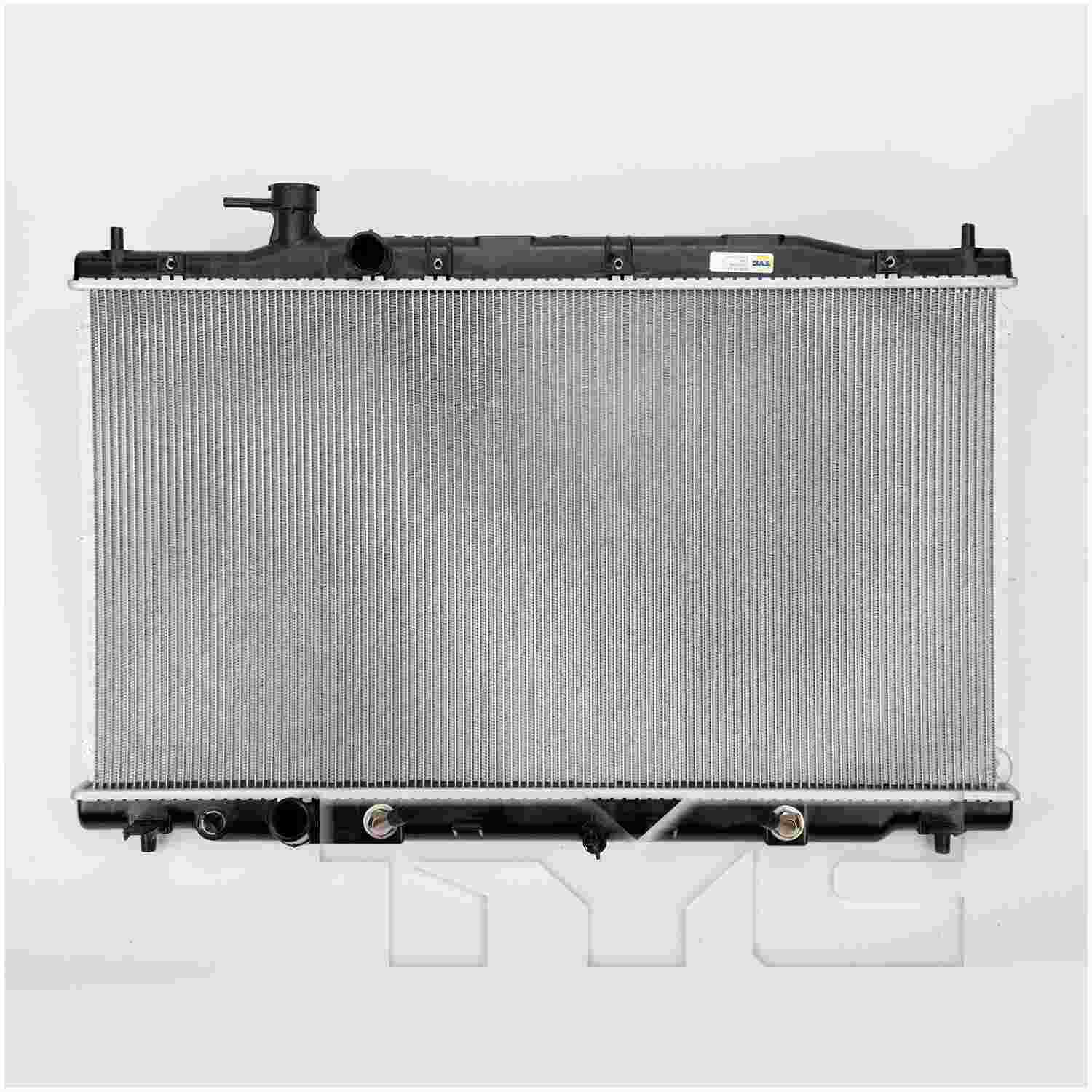 TYC TYC Radiator  top view frsport 2954