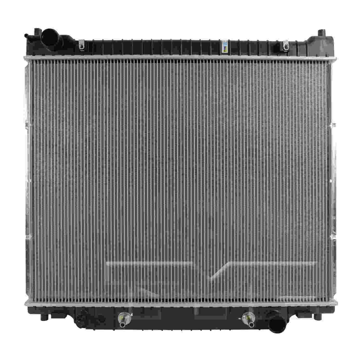 TYC TYC Radiator  top view frsport 2977