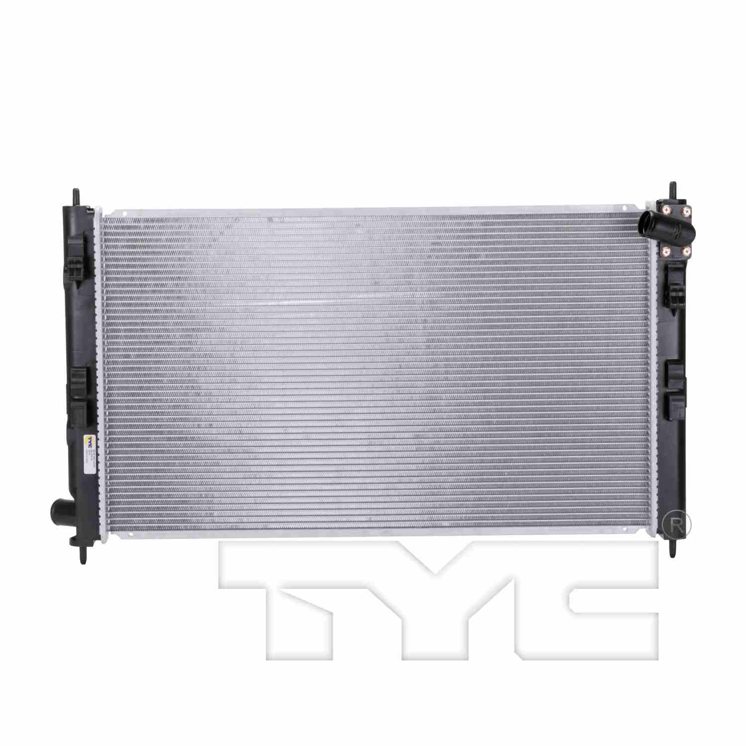 TYC TYC Radiator  top view frsport 2979