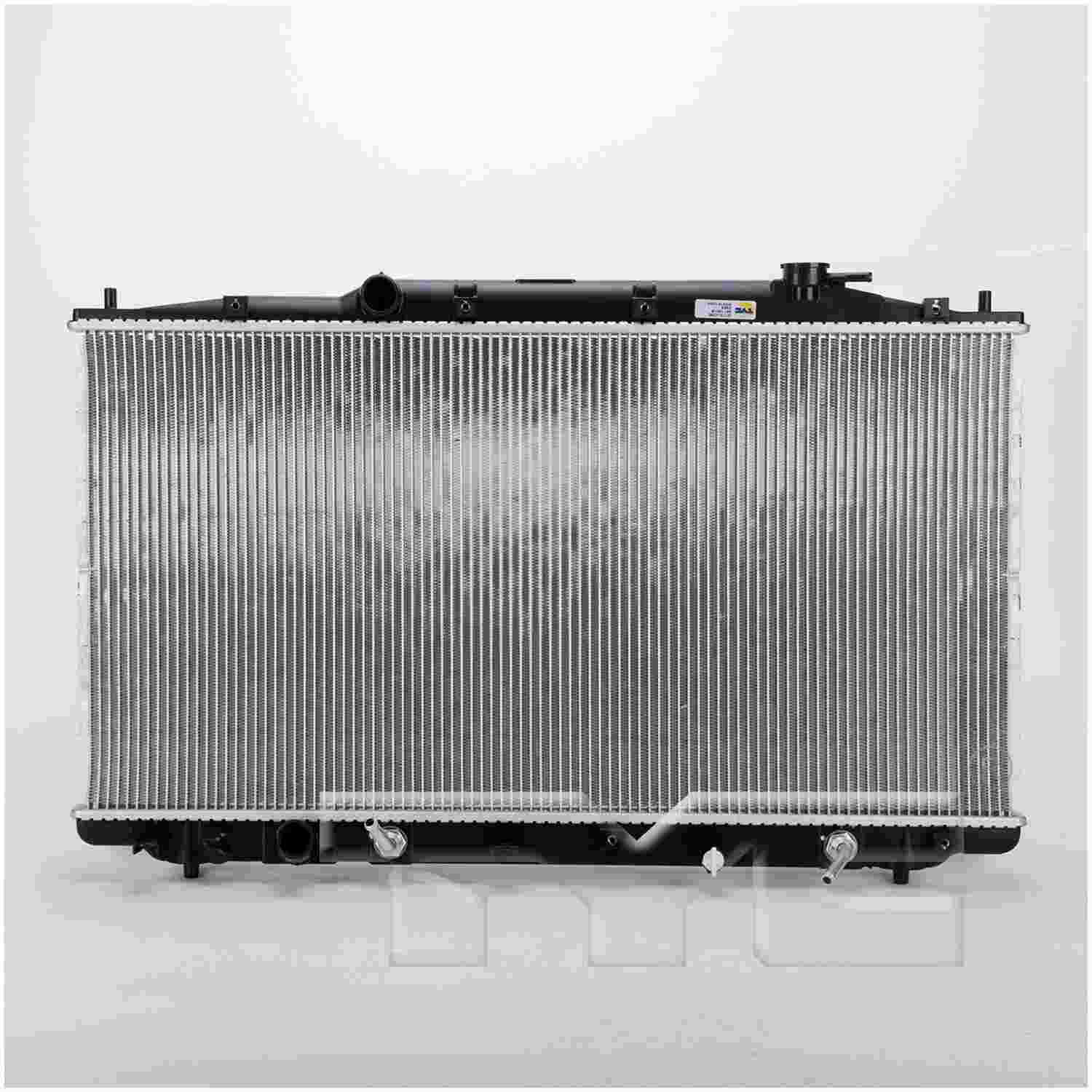 TYC TYC Radiator  top view frsport 2989