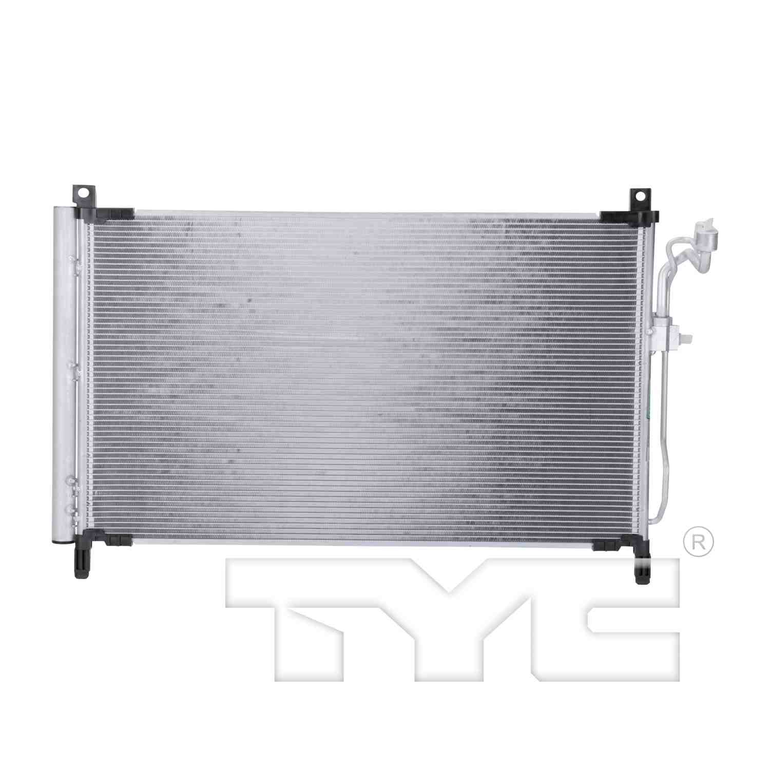 TYC A/C Condenser  top view frsport 30003