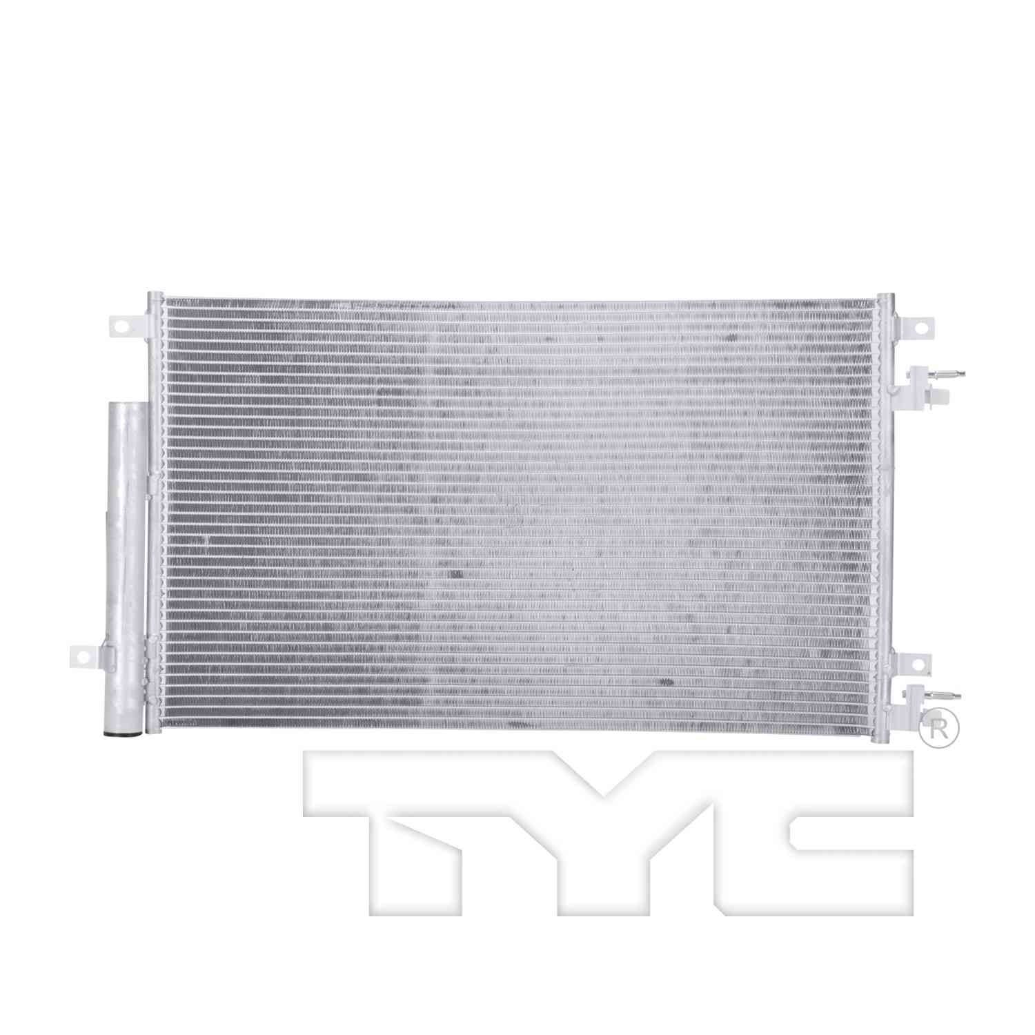 TYC A/C Condenser  top view frsport 30025