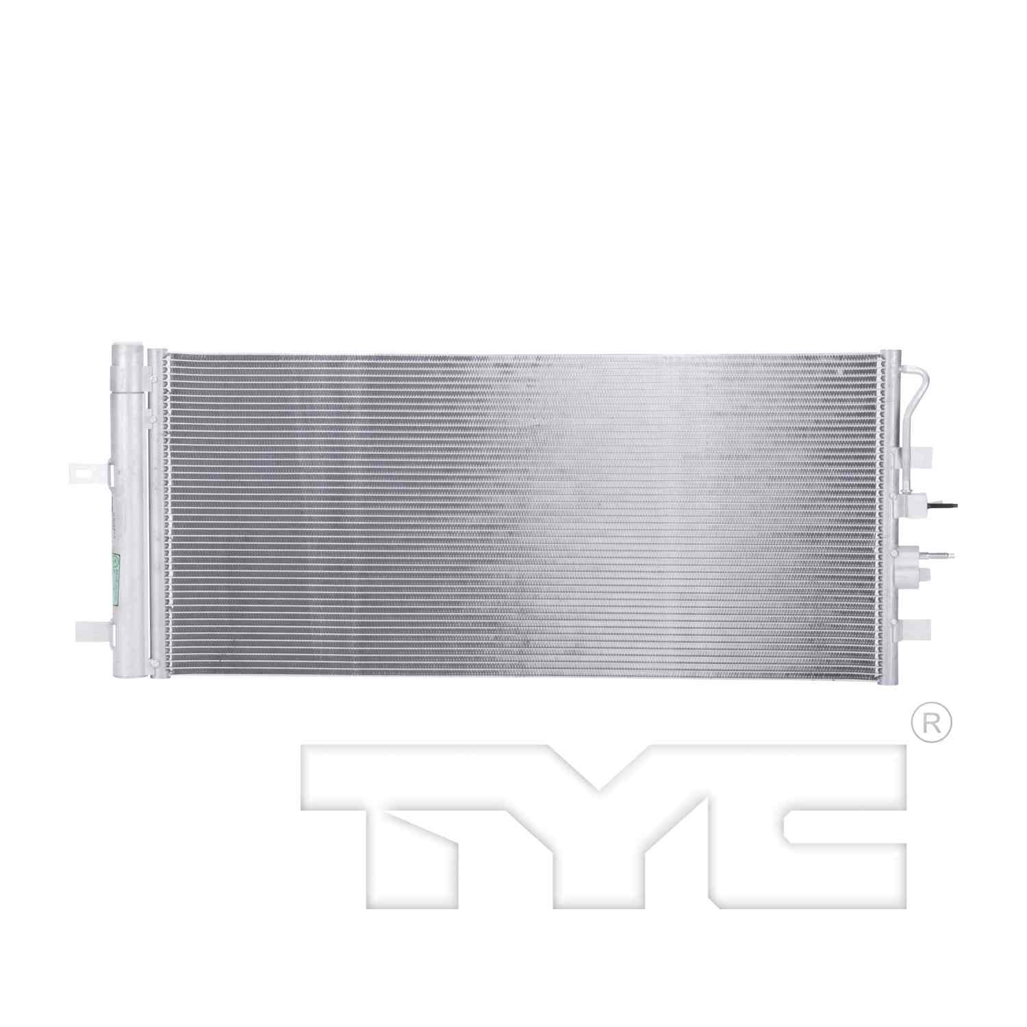 TYC A/C Condenser  top view frsport 30049
