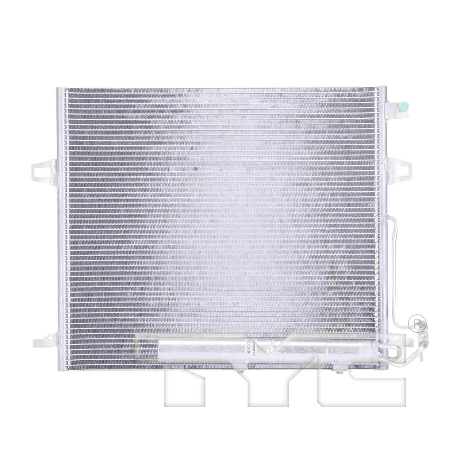 TYC A/C Condenser  top view frsport 3478