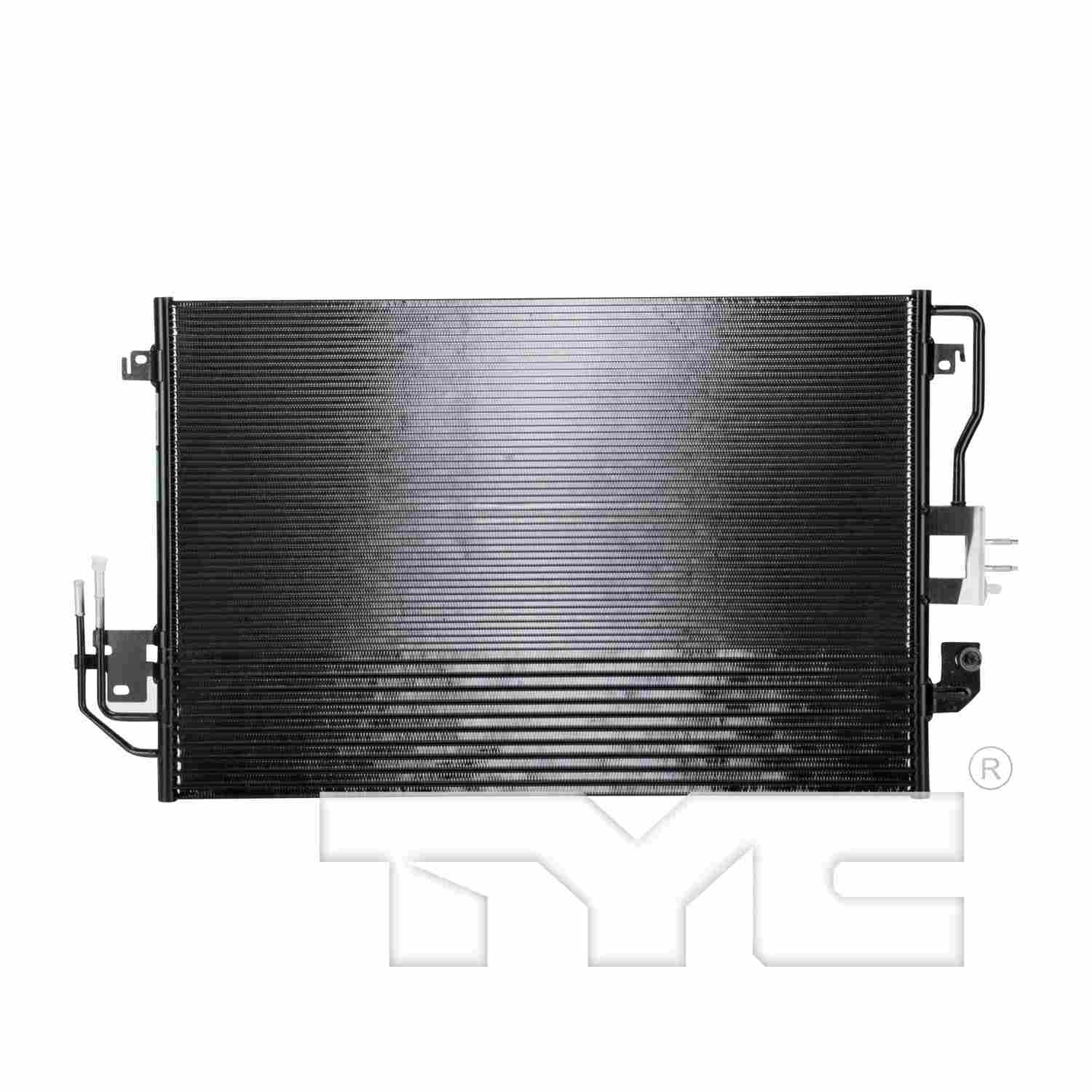 TYC A/C Condenser  top view frsport 3675