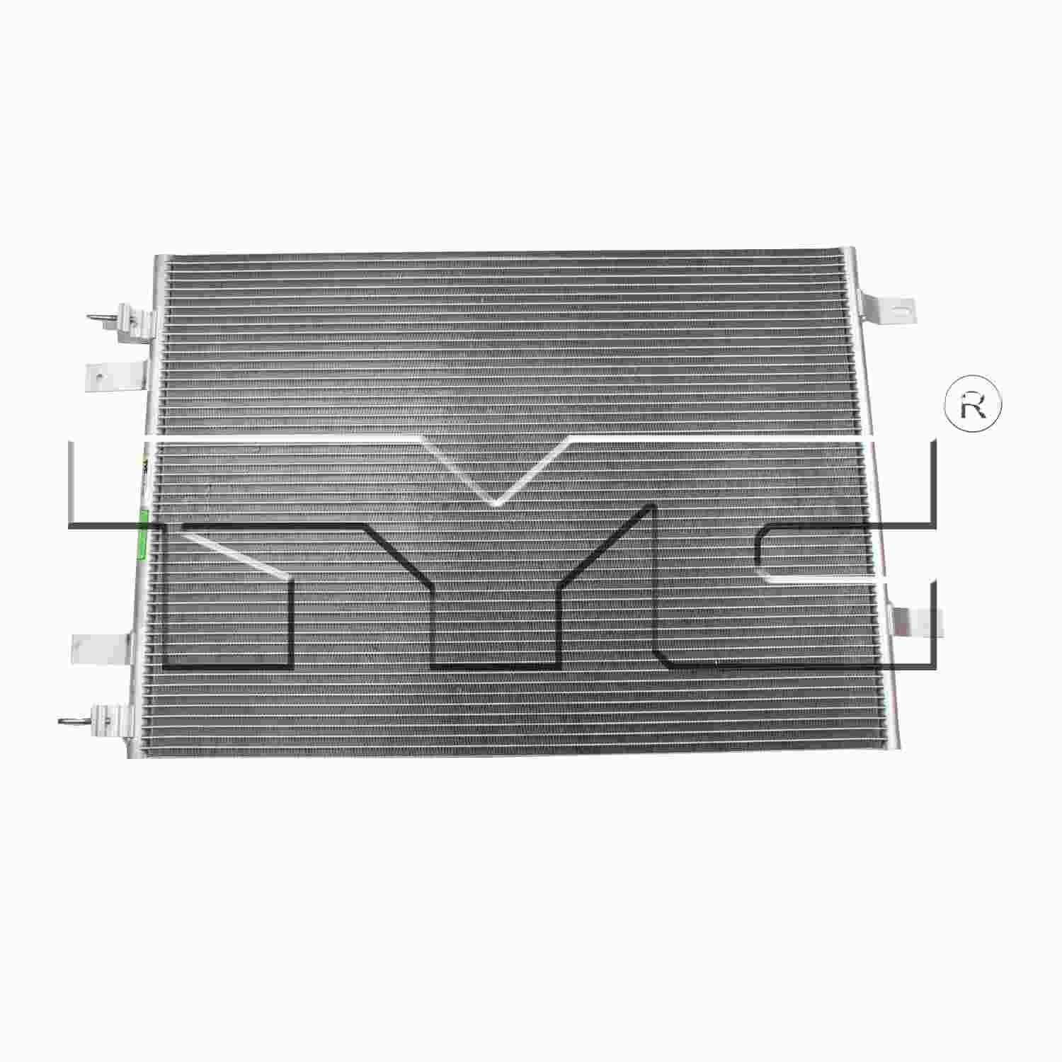 TYC A/C Condenser  top view frsport 3691