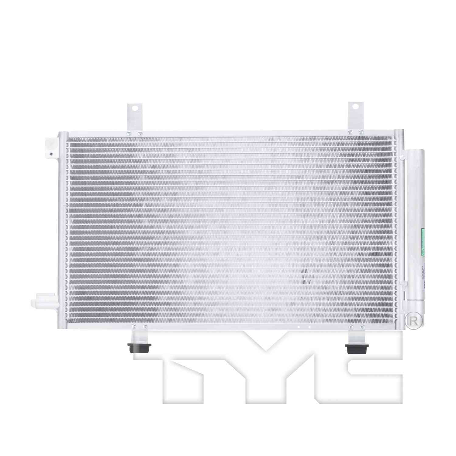 TYC A/C Condenser  top view frsport 3693