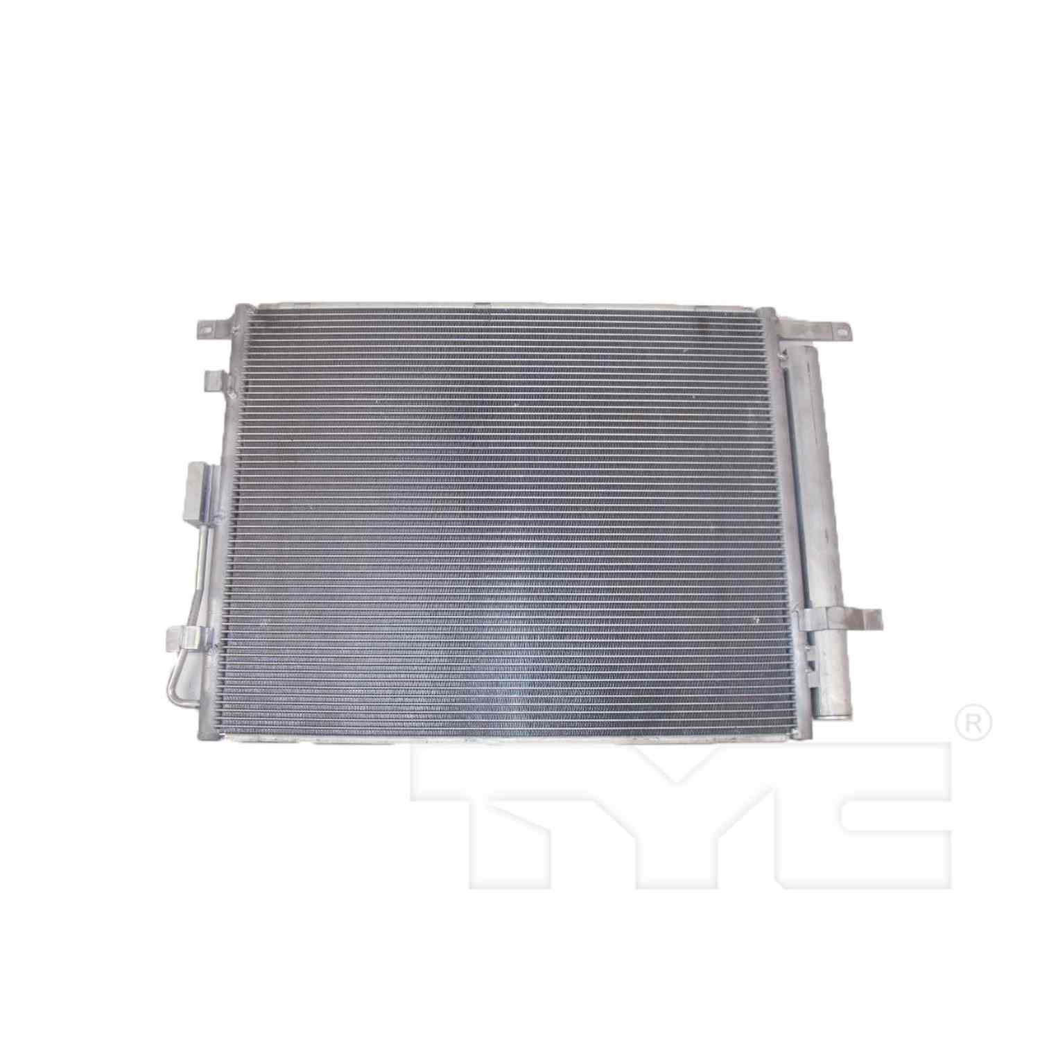 TYC A/C Condenser  top view frsport 3785