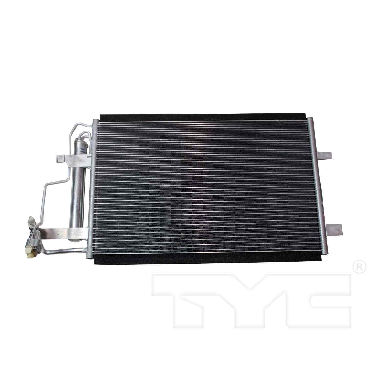 TYC A/C Condenser  top view frsport 3866