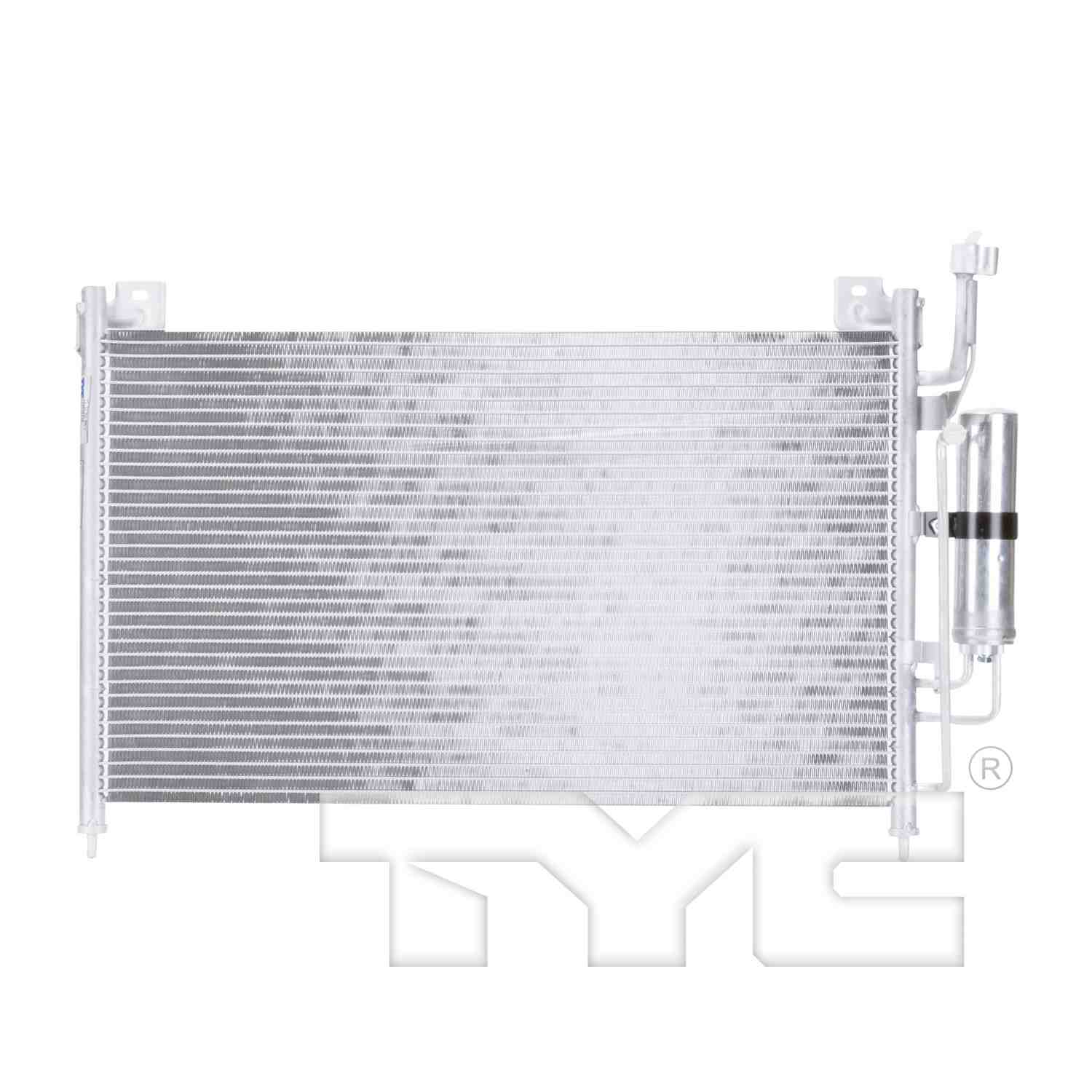 TYC A/C Condenser  top view frsport 3891