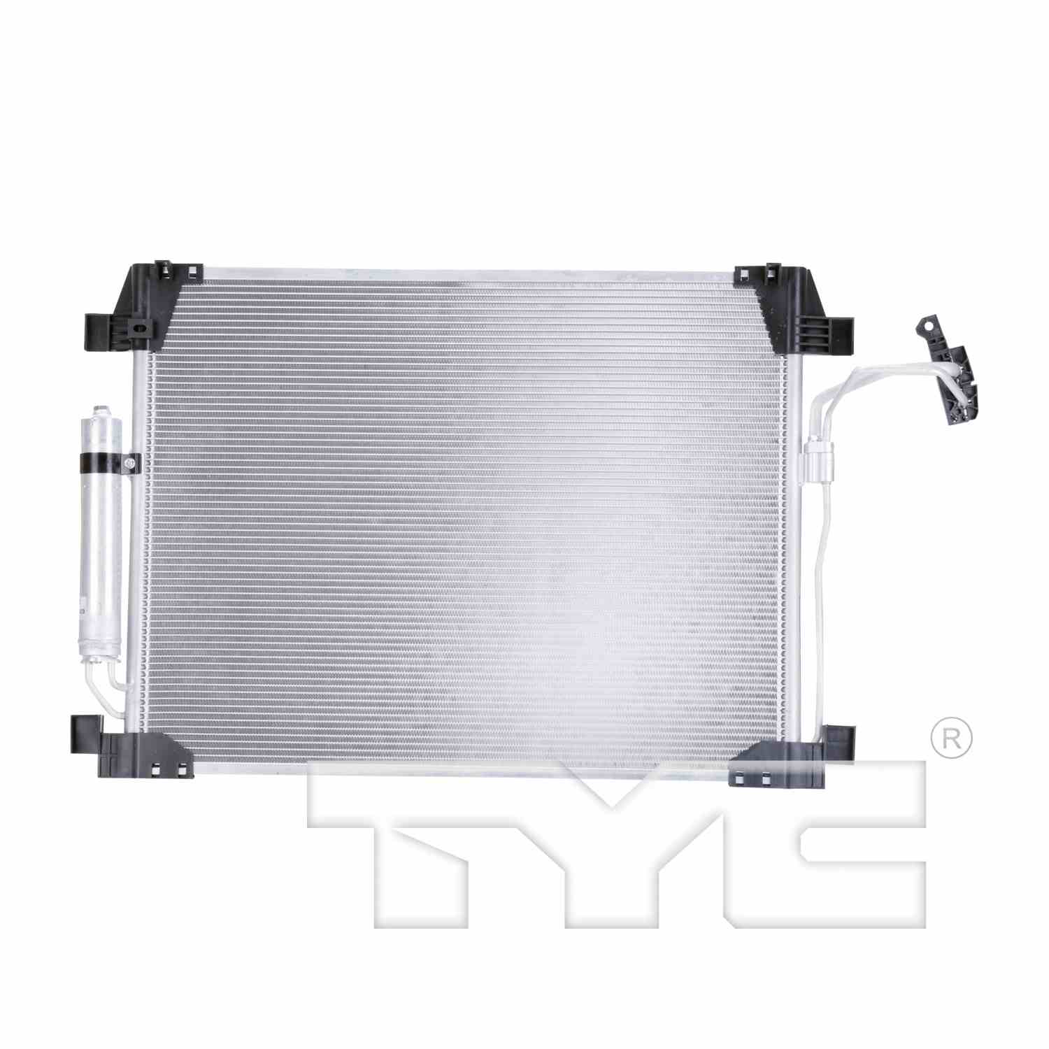 TYC A/C Condenser  top view frsport 3895