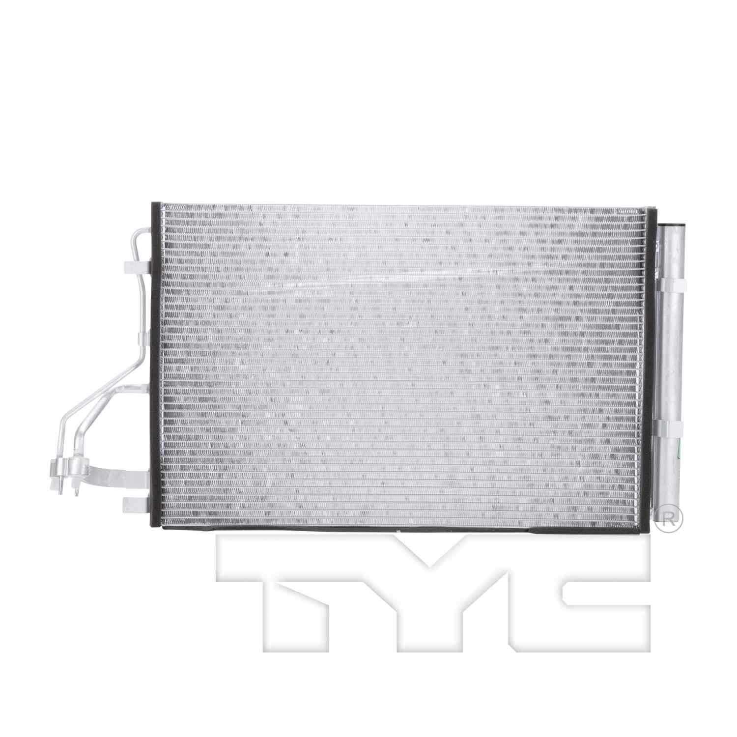 TYC A/C Condenser  top view frsport 3967