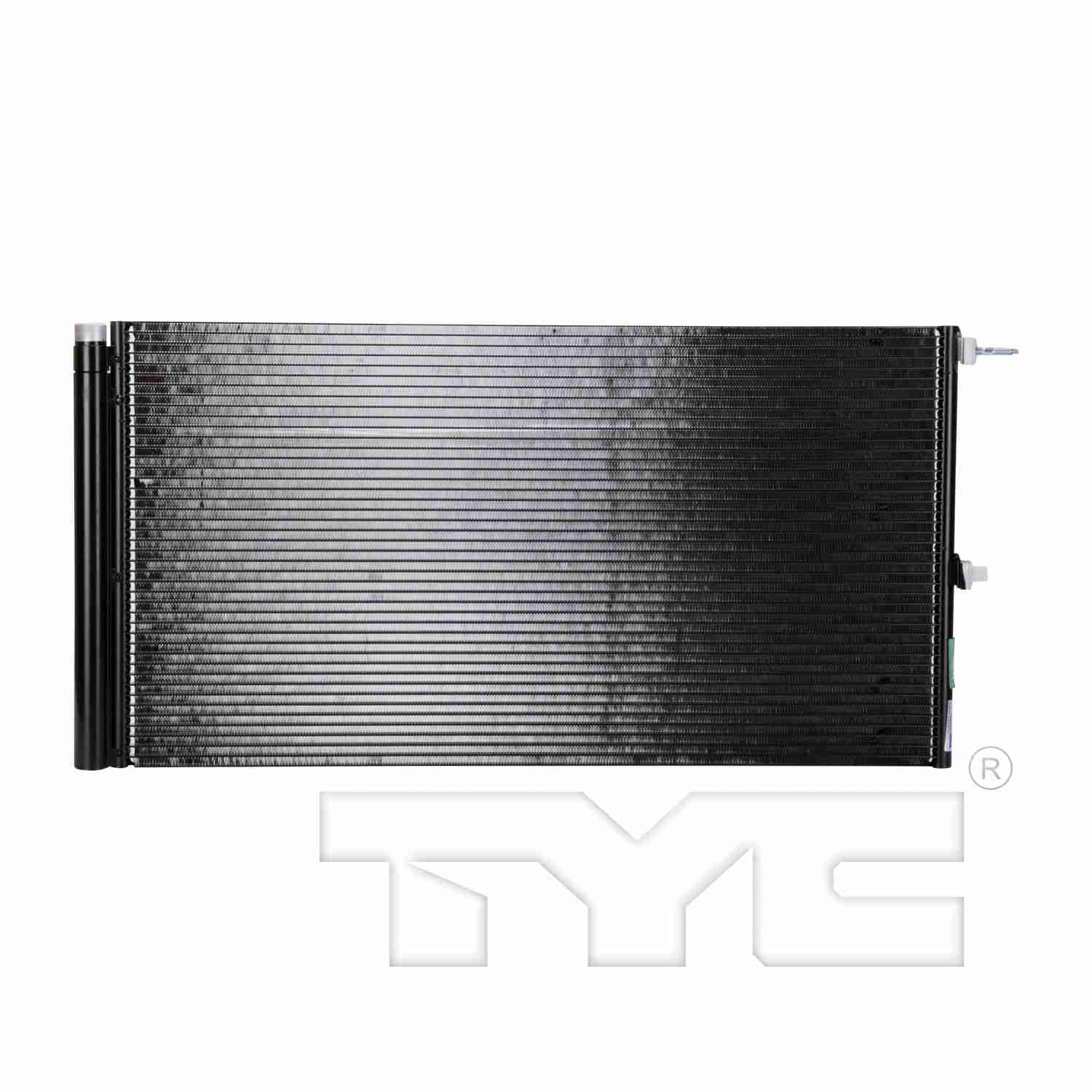 TYC A/C Condenser  top view frsport 3975