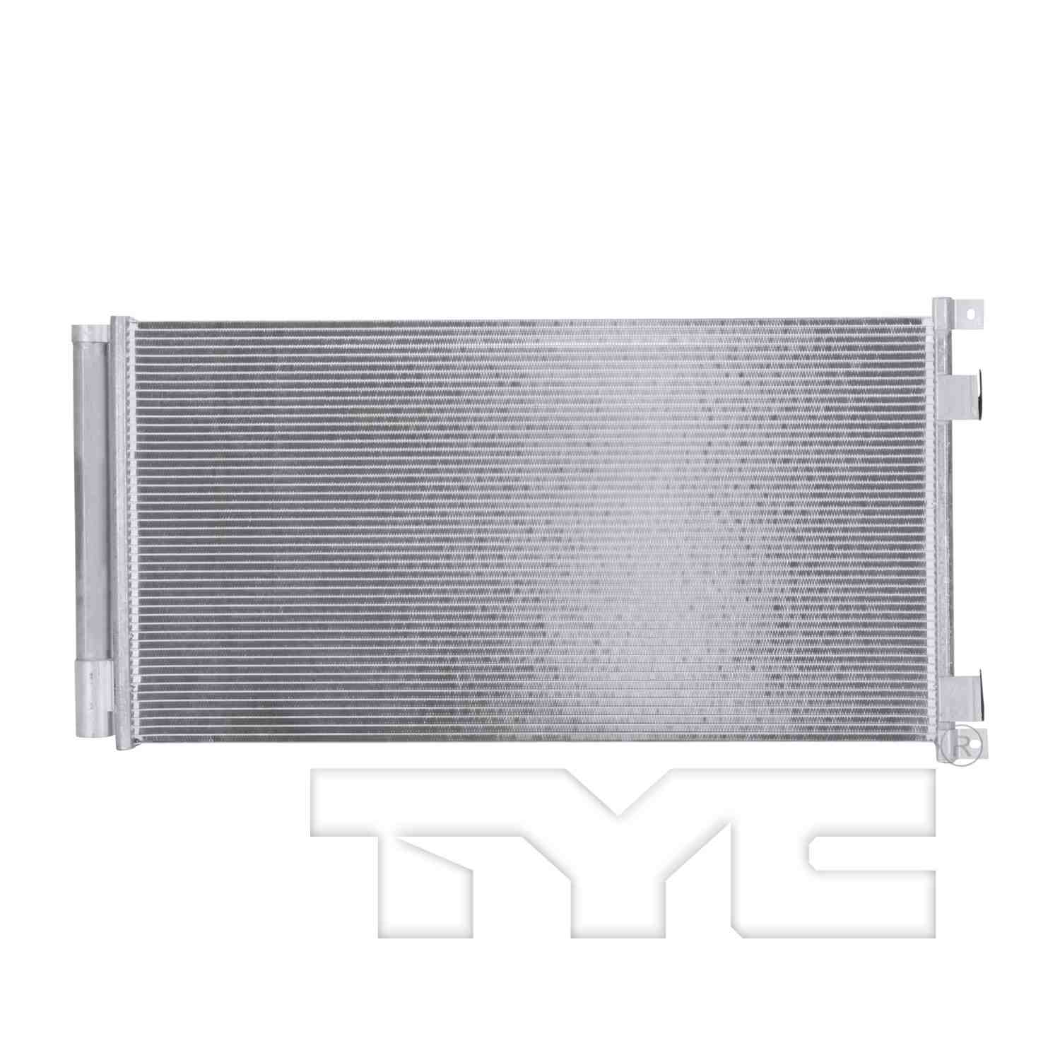 TYC A/C Condenser  top view frsport 3989