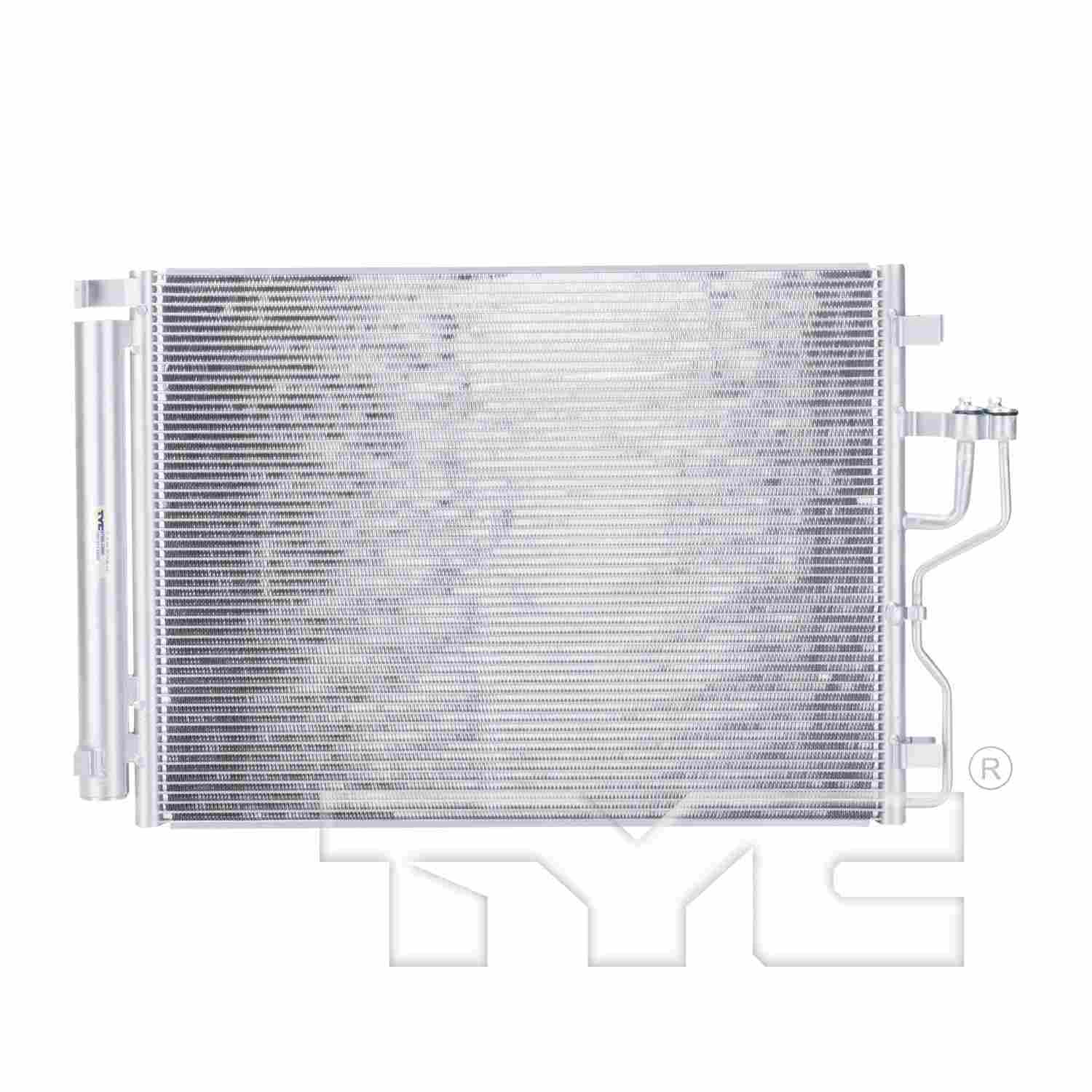 TYC A/C Condenser  top view frsport 3993