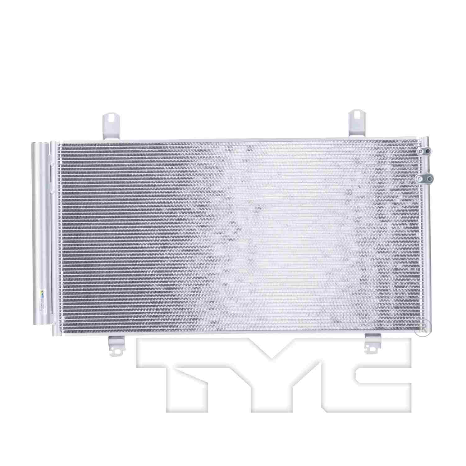 TYC A/C Condenser  top view frsport 3995