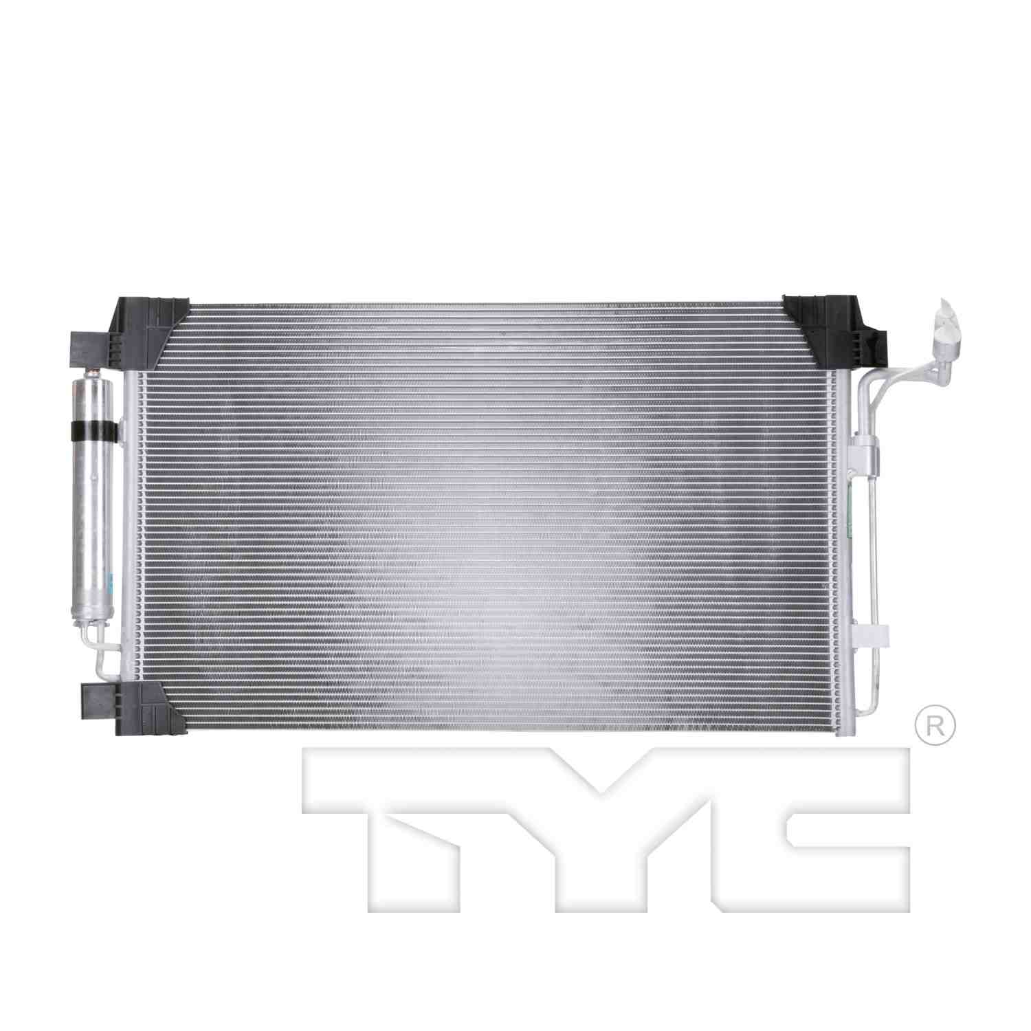 TYC A/C Condenser  top view frsport 4128