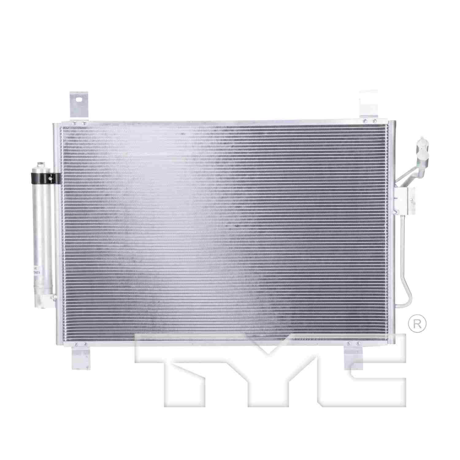 TYC A/C Condenser  top view frsport 4201