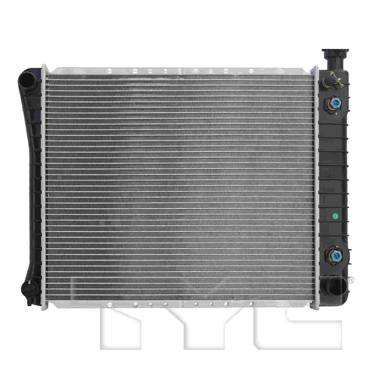 TYC TYC Radiator  top view frsport 434