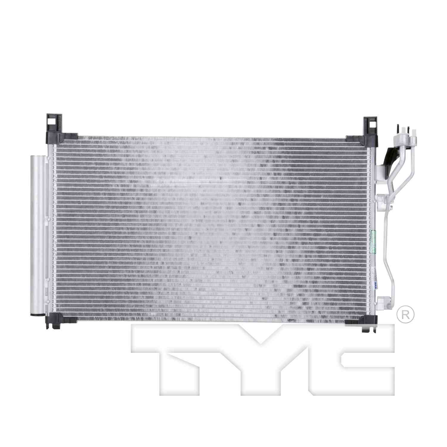 TYC A/C Condenser  top view frsport 4445