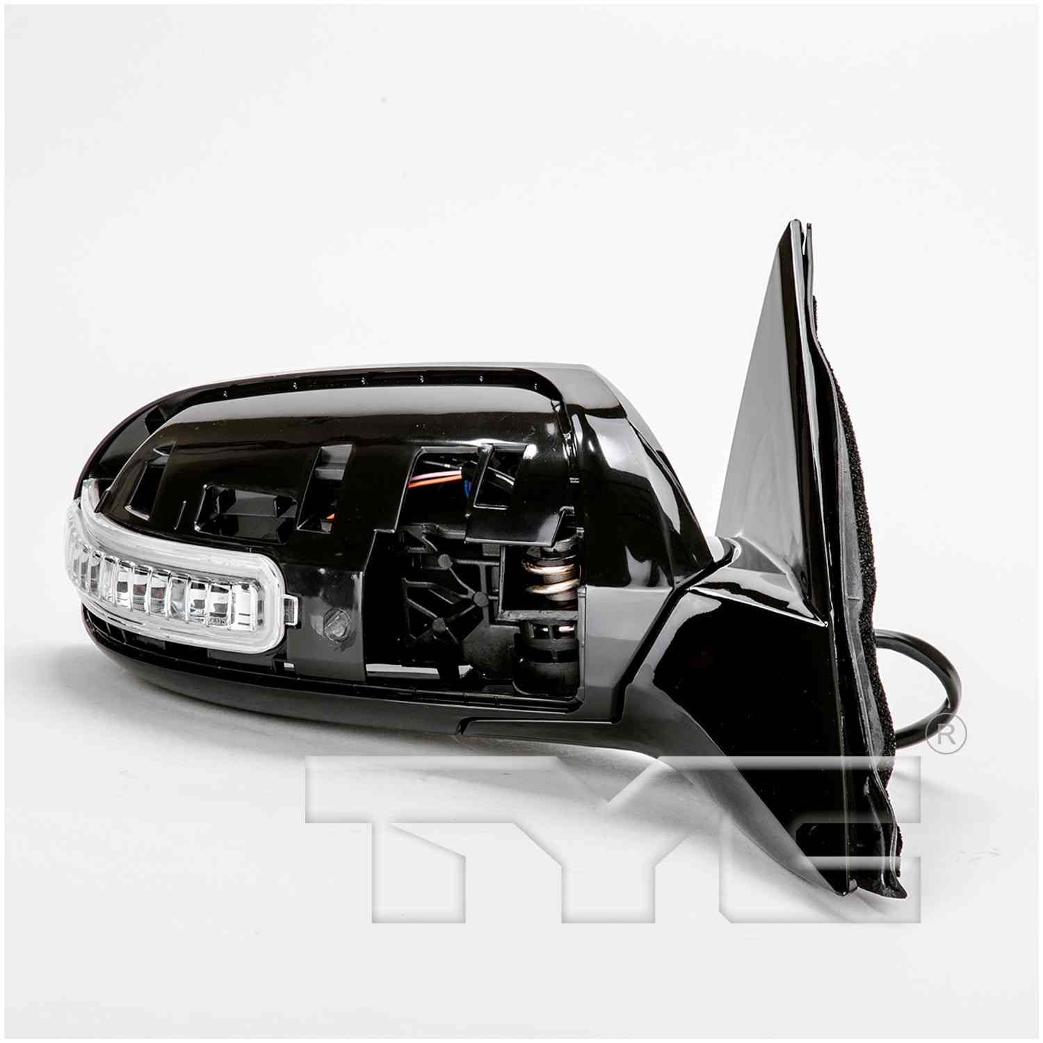 TYC Door Mirror  top view frsport 5710341