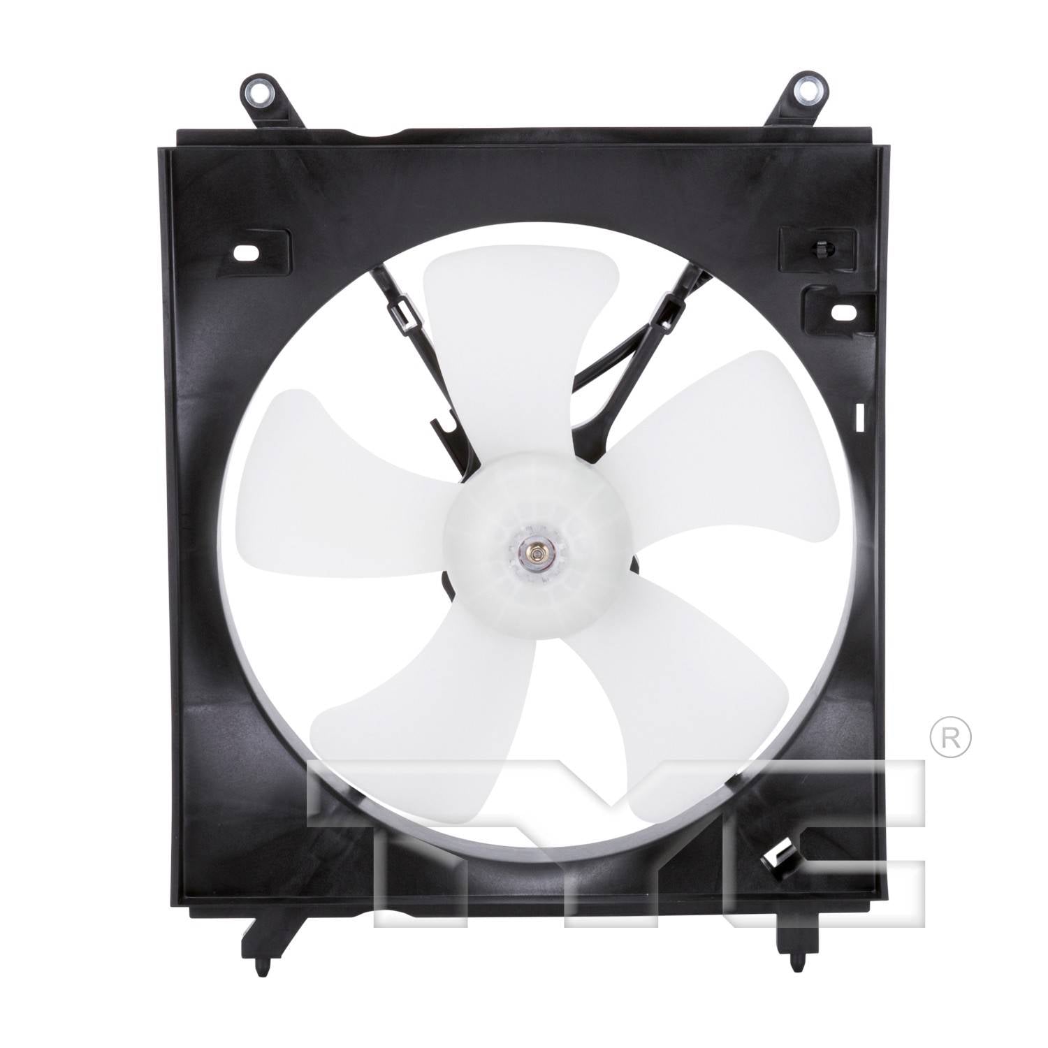 TYC Engine Cooling Fan Assembly  top view frsport 600100