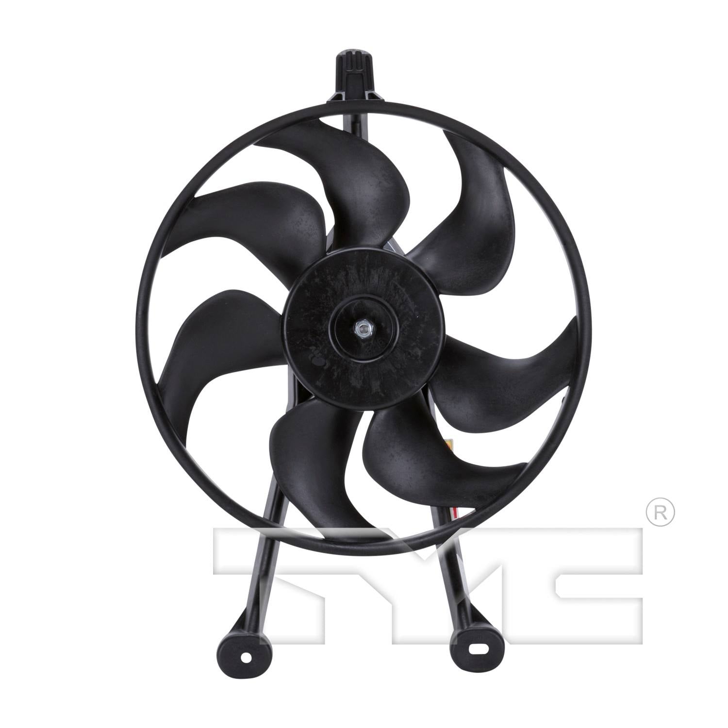 TYC Engine Cooling Fan Assembly  top view frsport 600230